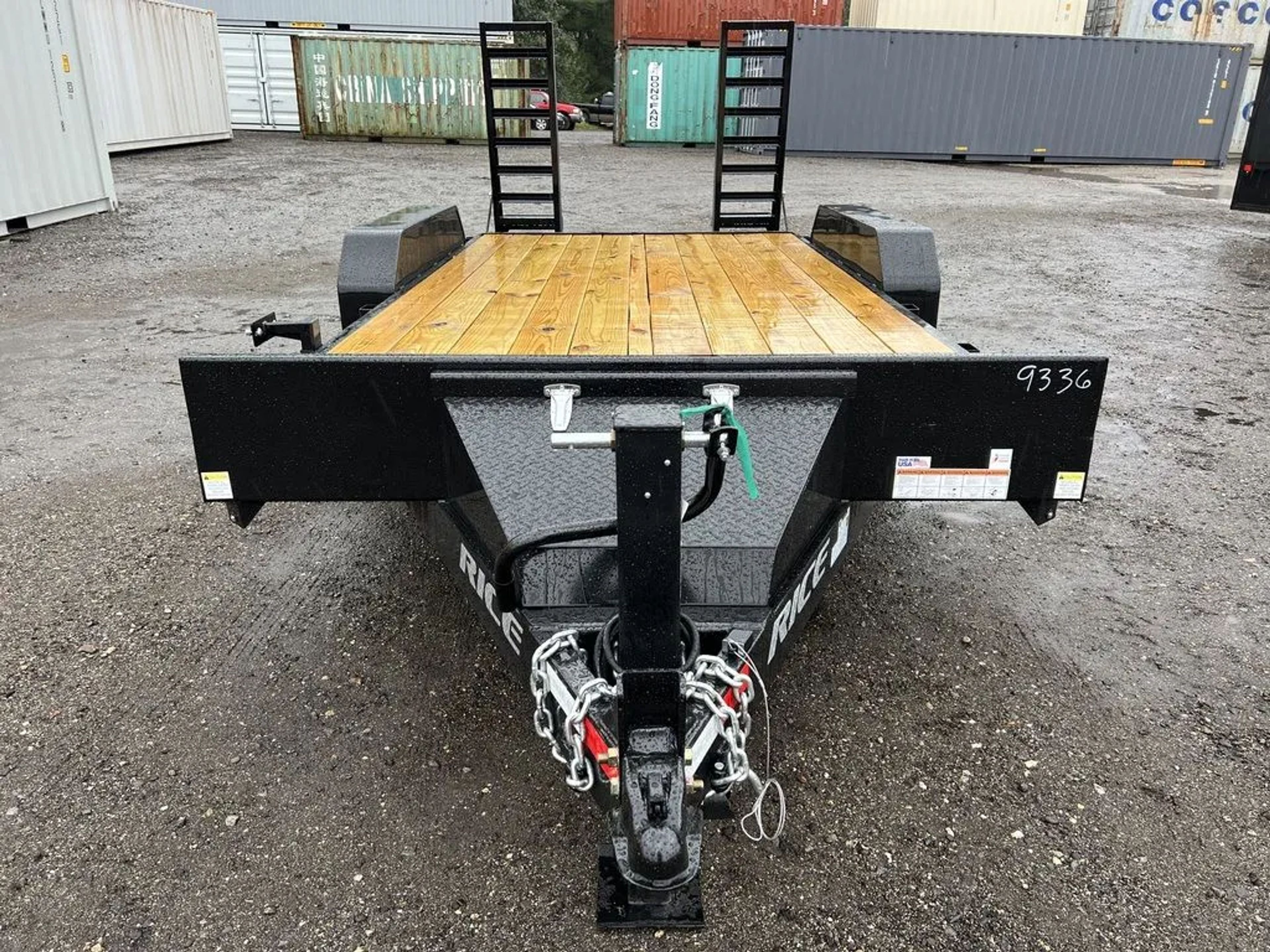 2024 Rice Trailers 7×16 10K Equipment Hauler w/D-Rings, Spare Mount, & Toolbox — view 8