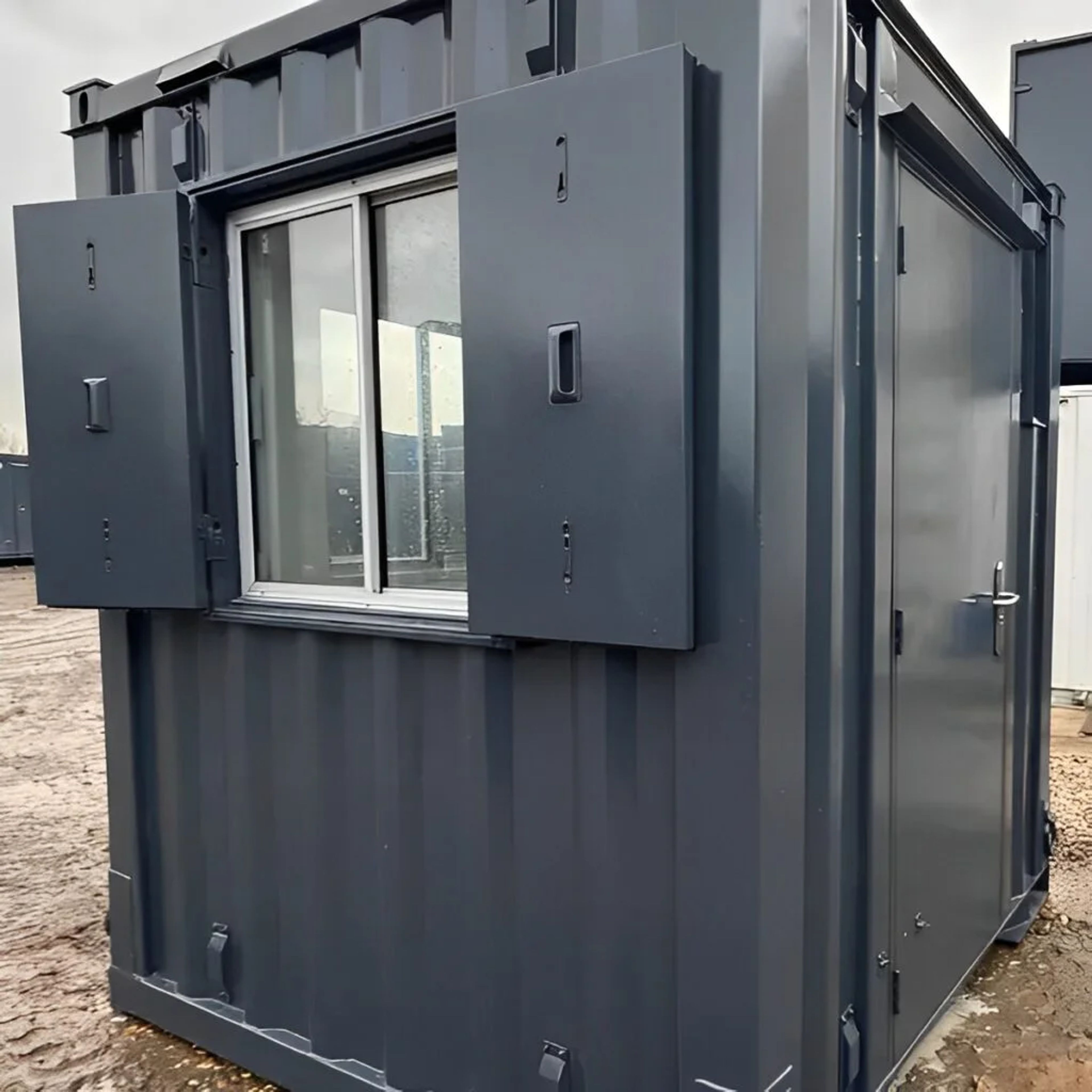 7ft x 7ft Shipping Container Office | Portable Building | Anti-Vandal Building