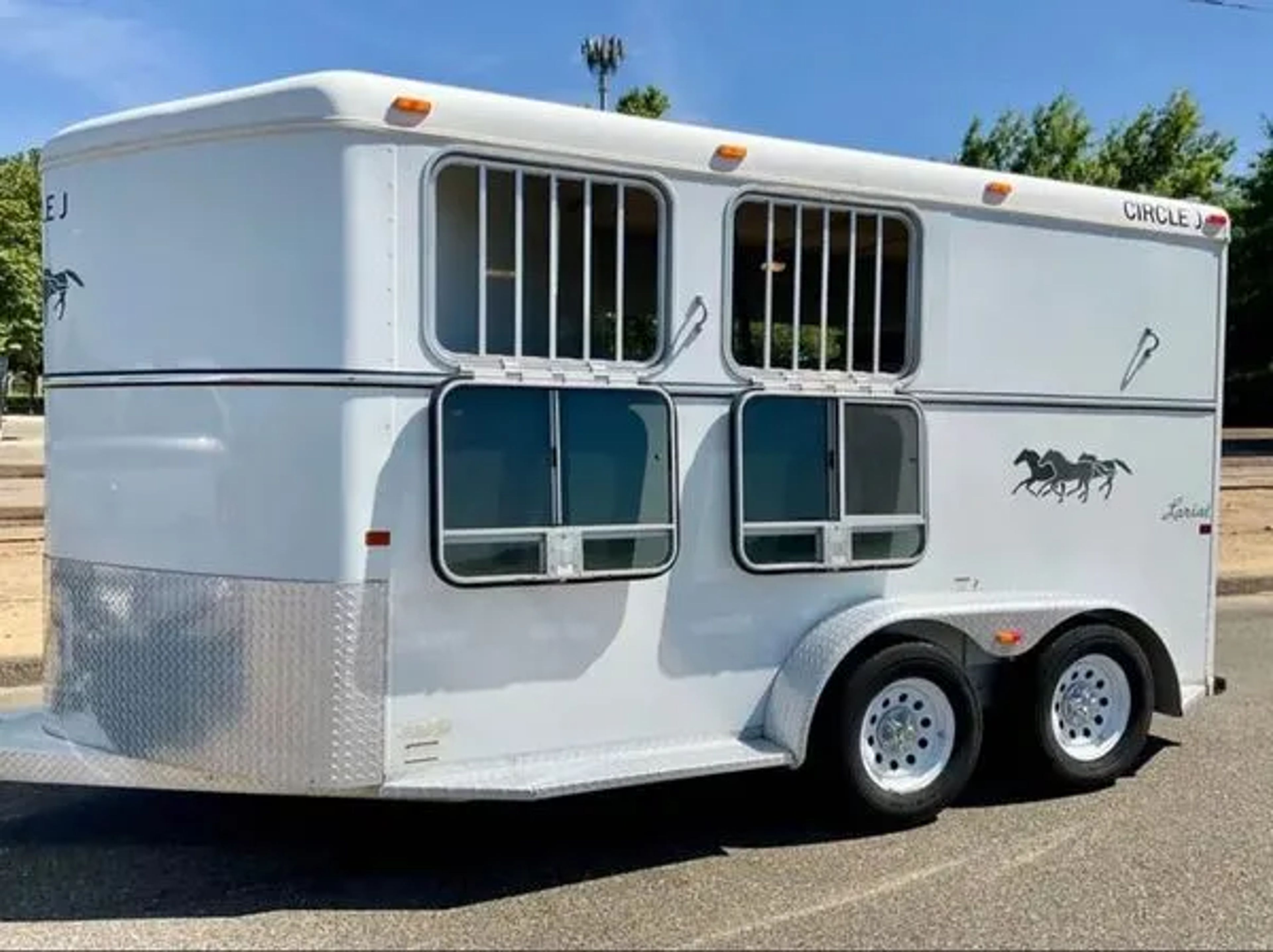 2007 Circle J 2 Horse Trailer Slant Load — view 6