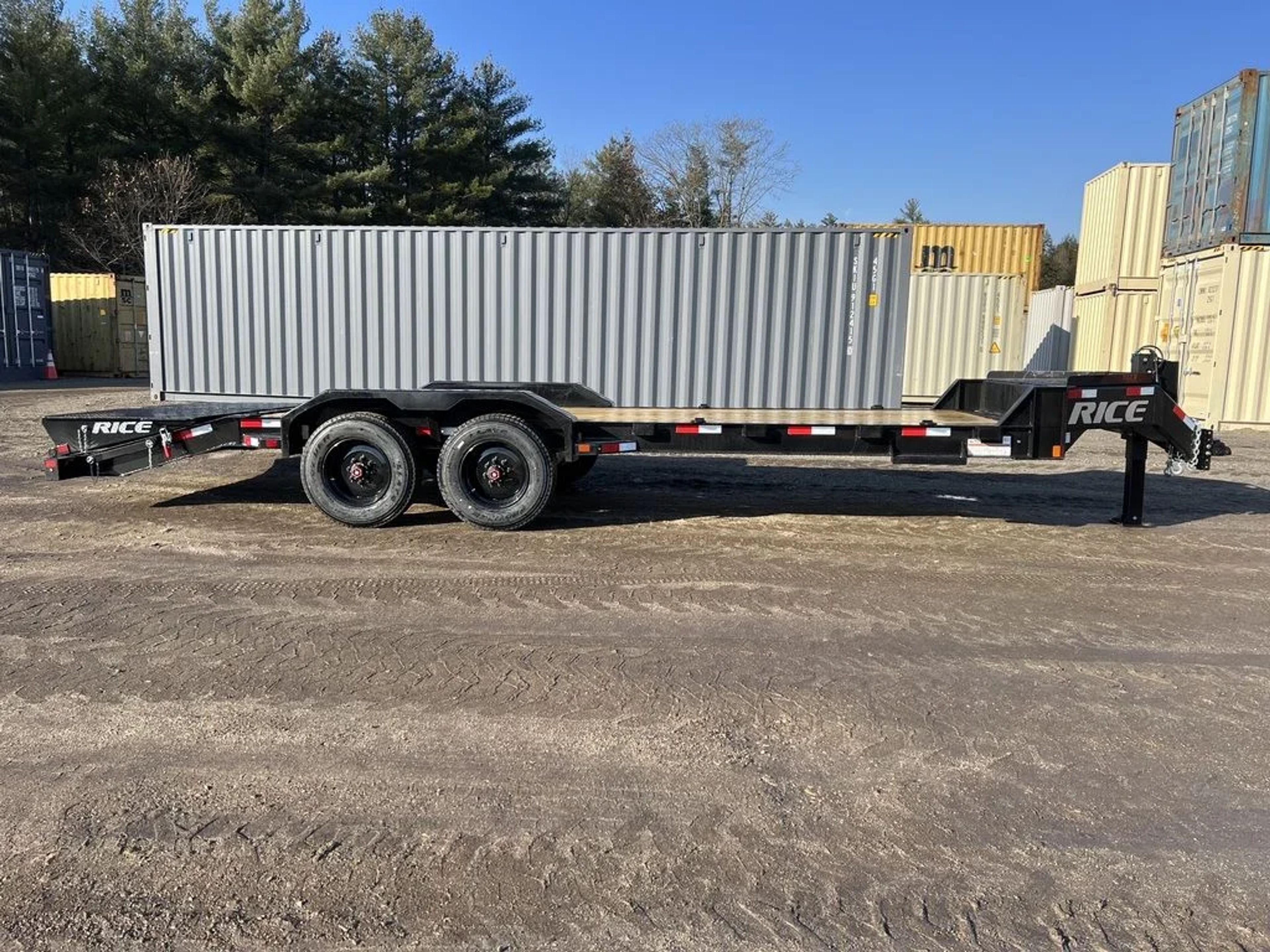 2024 Rice Trailers 7X18 Promax Industrial 21K Equipment w/Hydraulic Jack & Full — view 4