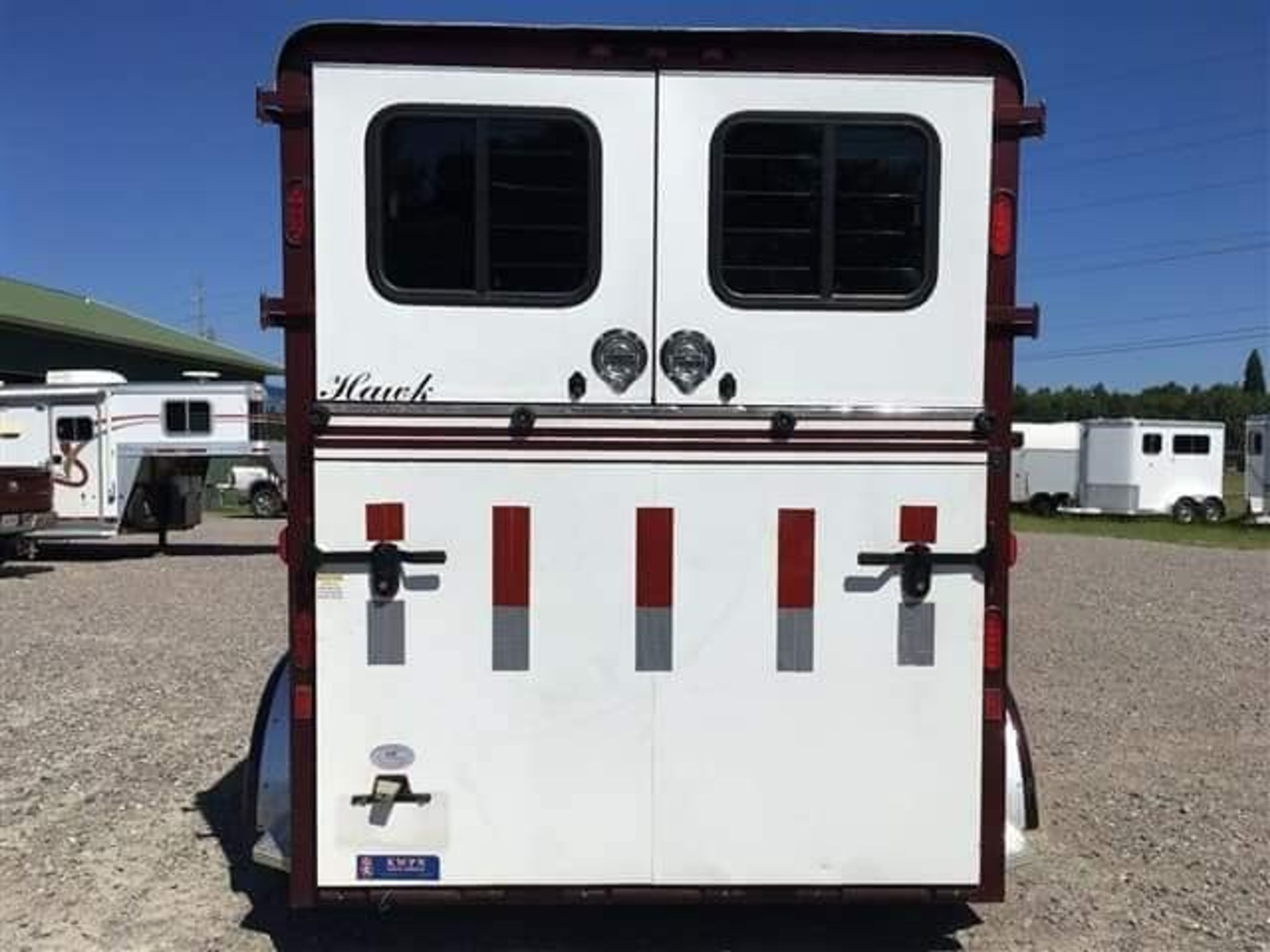 2007 Hawk 2 Horse Bumper Pull Side Ramp — view 2
