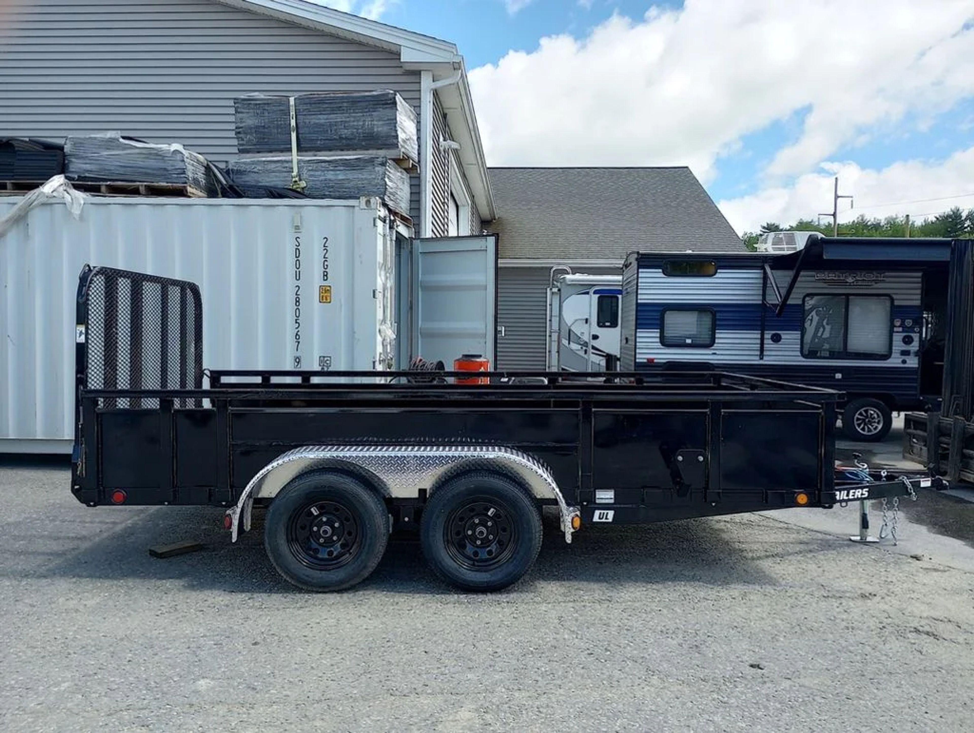 2024 PJ Trailers 7×14 7K Powder Coated Open Utility w/Rear Ramp Gate, Solid — view 10
