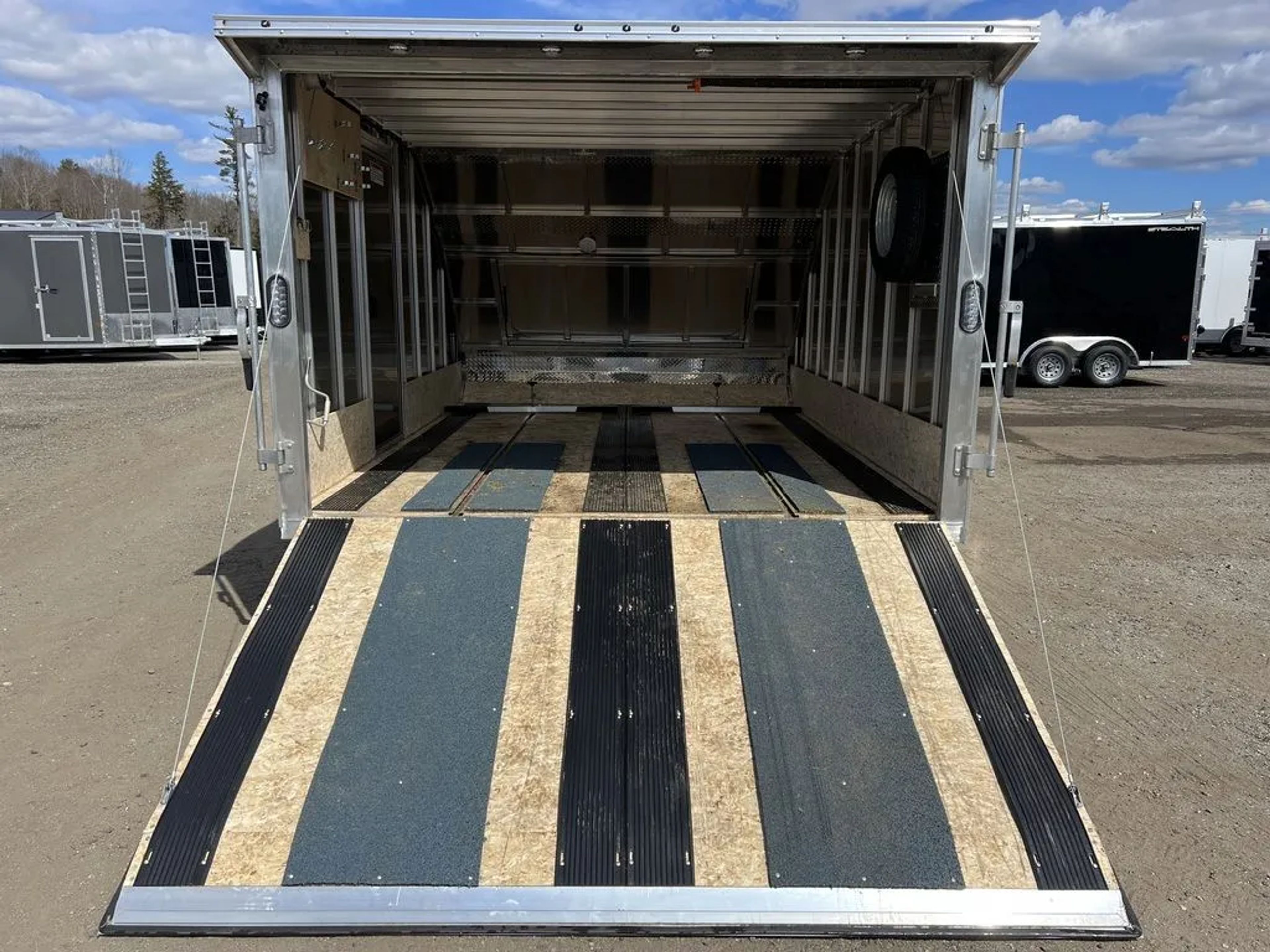 Sno Pro 101×12 Aluminum 2-Place Snowmobile Trailer w/Galvanized Package — view 10