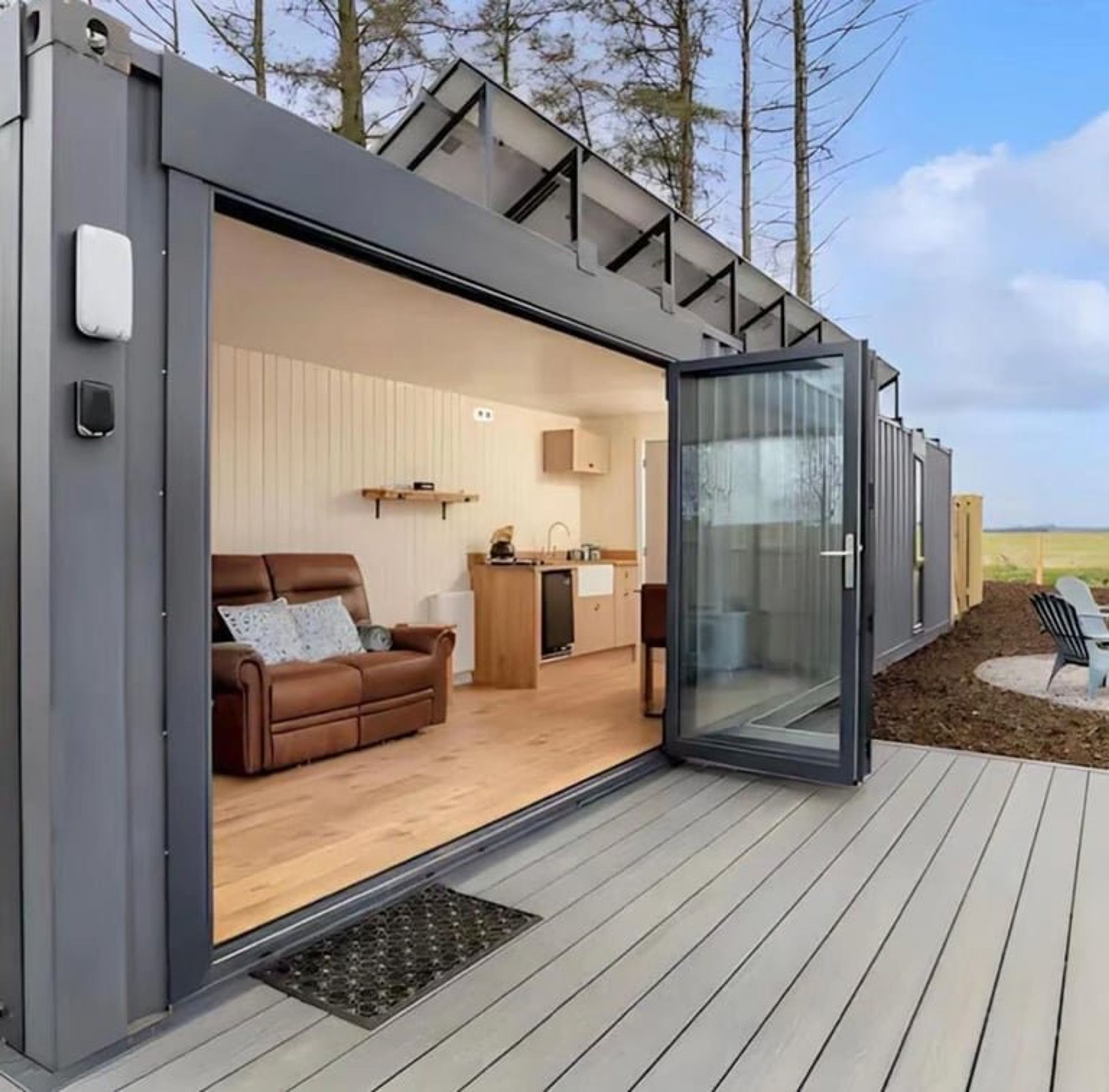 1bhk Container House with Spacious Deck, Tiny House, Portable Houses for — view 8