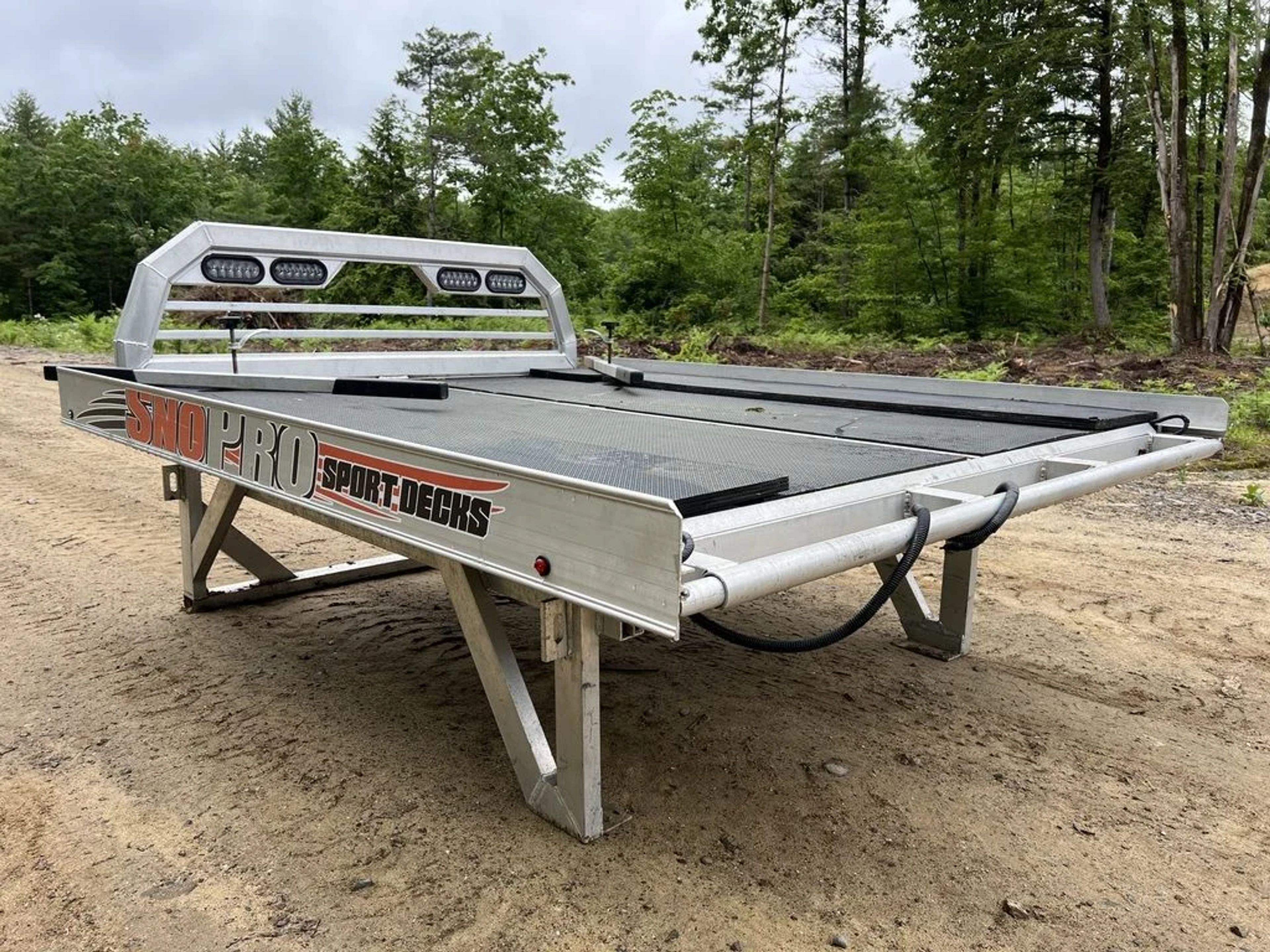 Sno Pro 7ft Aluminum Sled Deck w/Sliding Sides & Telescoping — view 13