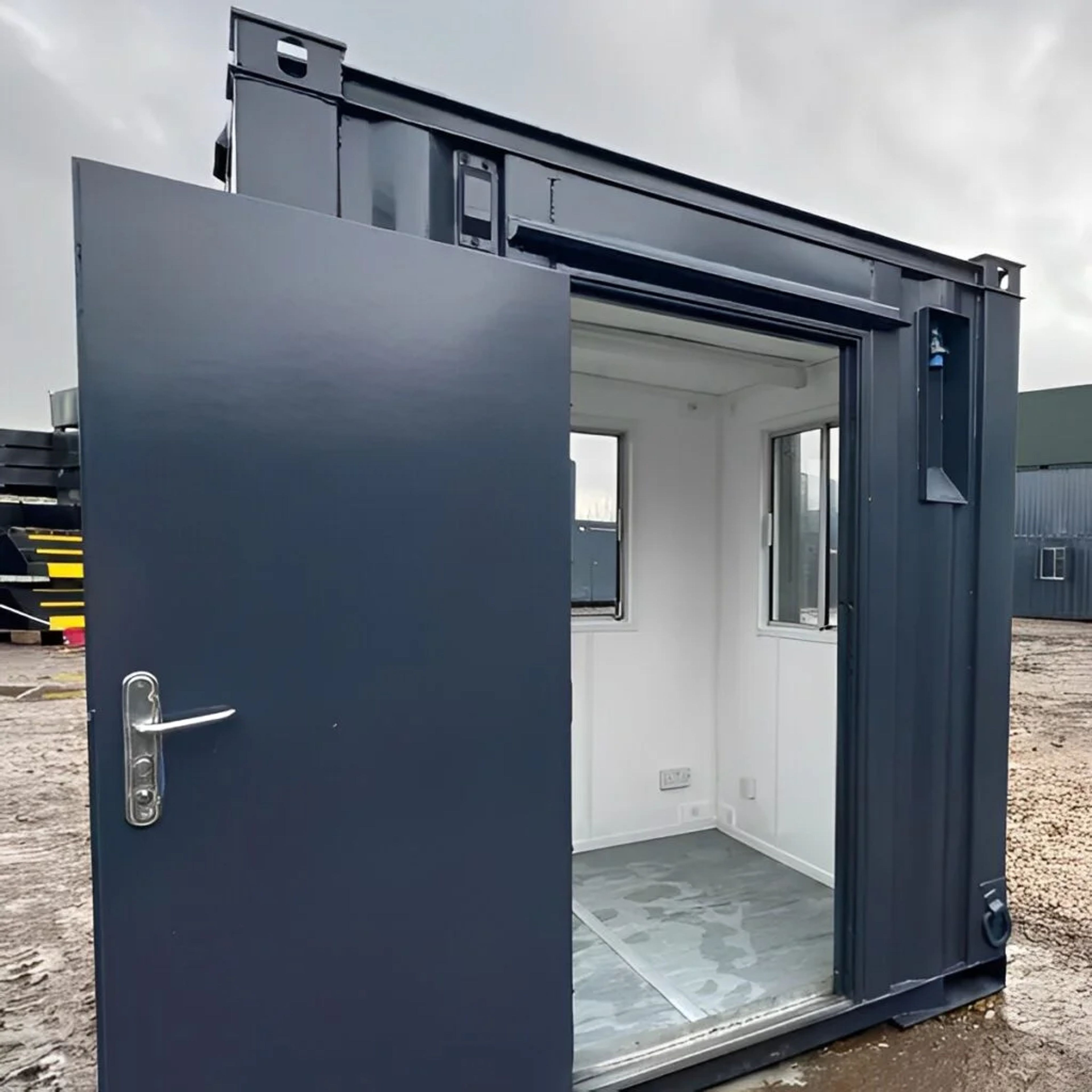 7ft x 7ft Shipping Container Office | Portable Building | Anti-Vandal Building — view 3