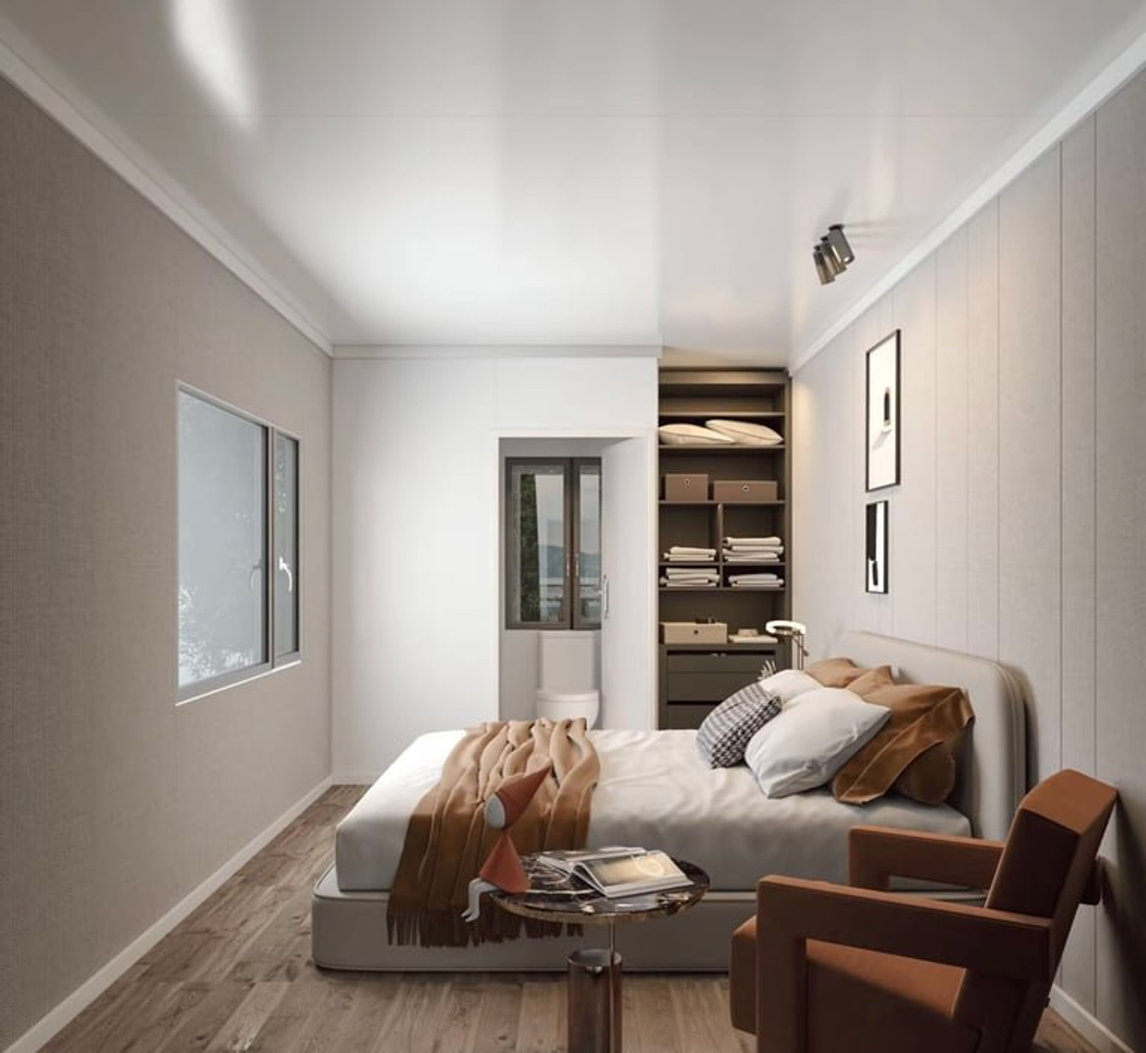 1BHK Duplex Prefab House with Rooftop Deck, Fully Furnished Modular Kitchen and — view 5