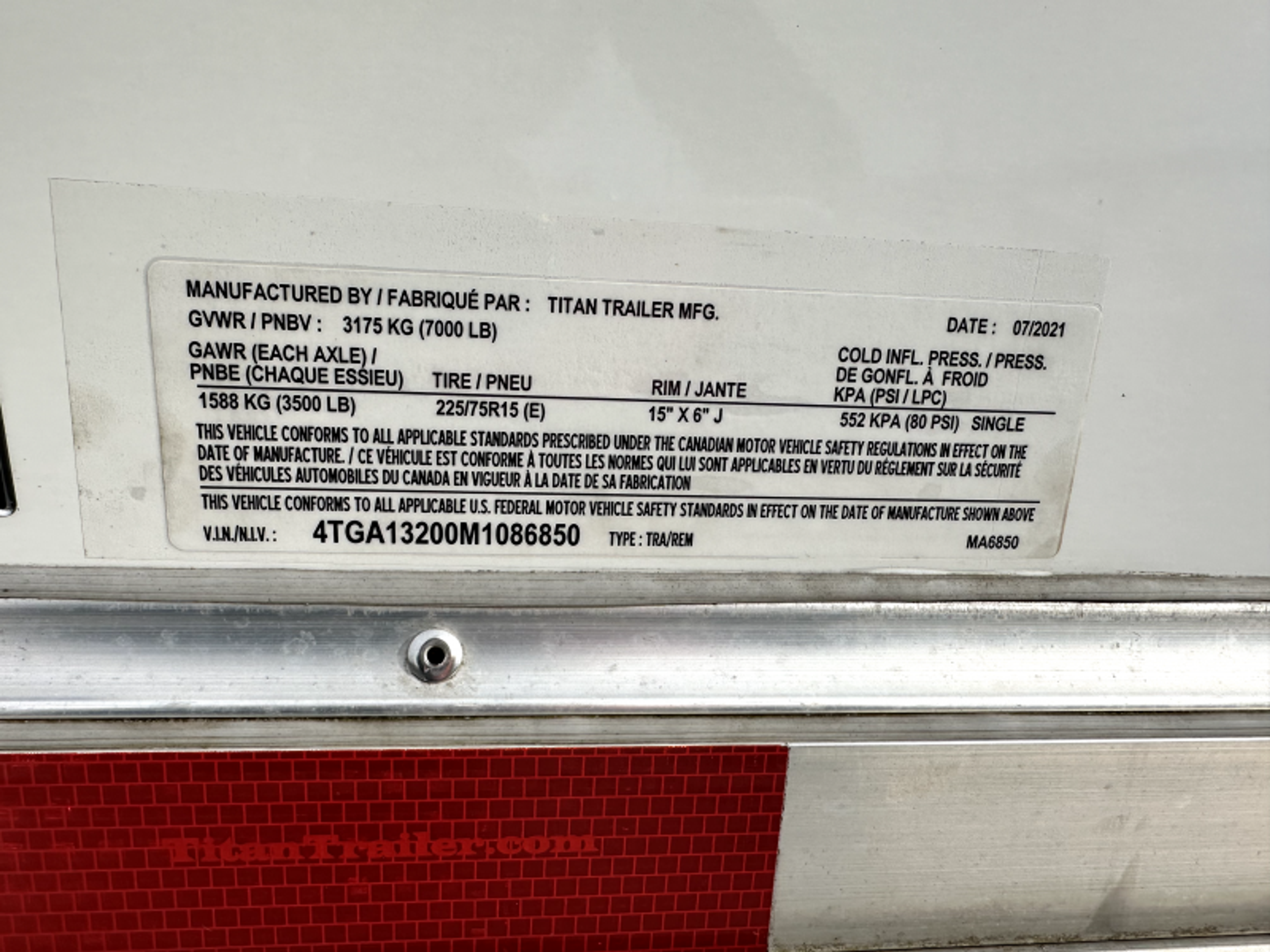 2021 Titan 2 Horse Trailer — view 6