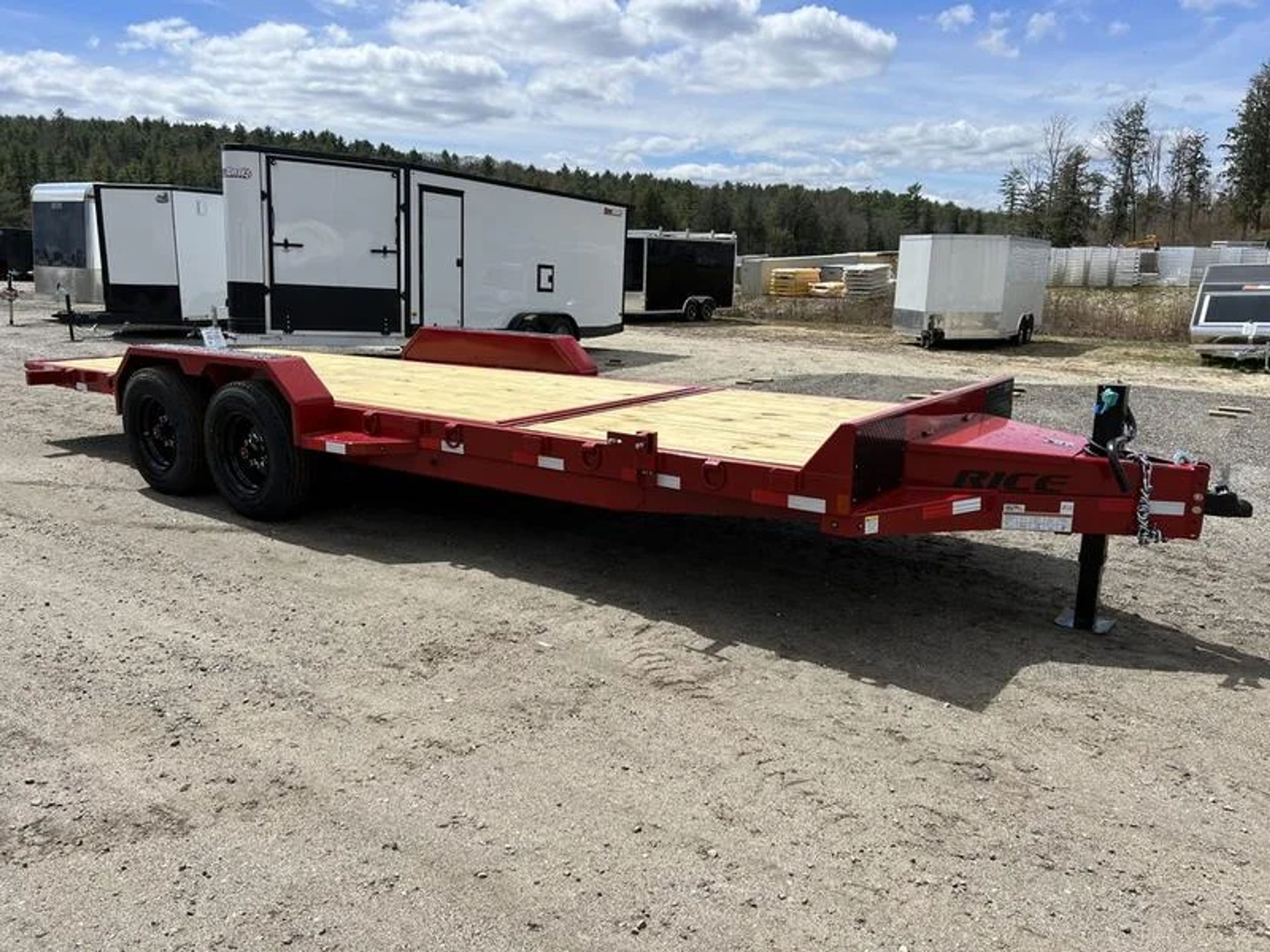 2024 Rice Trailers 7×22 16K Tilt Deck Powder Coat Equipment w/Toolbox — view 5
