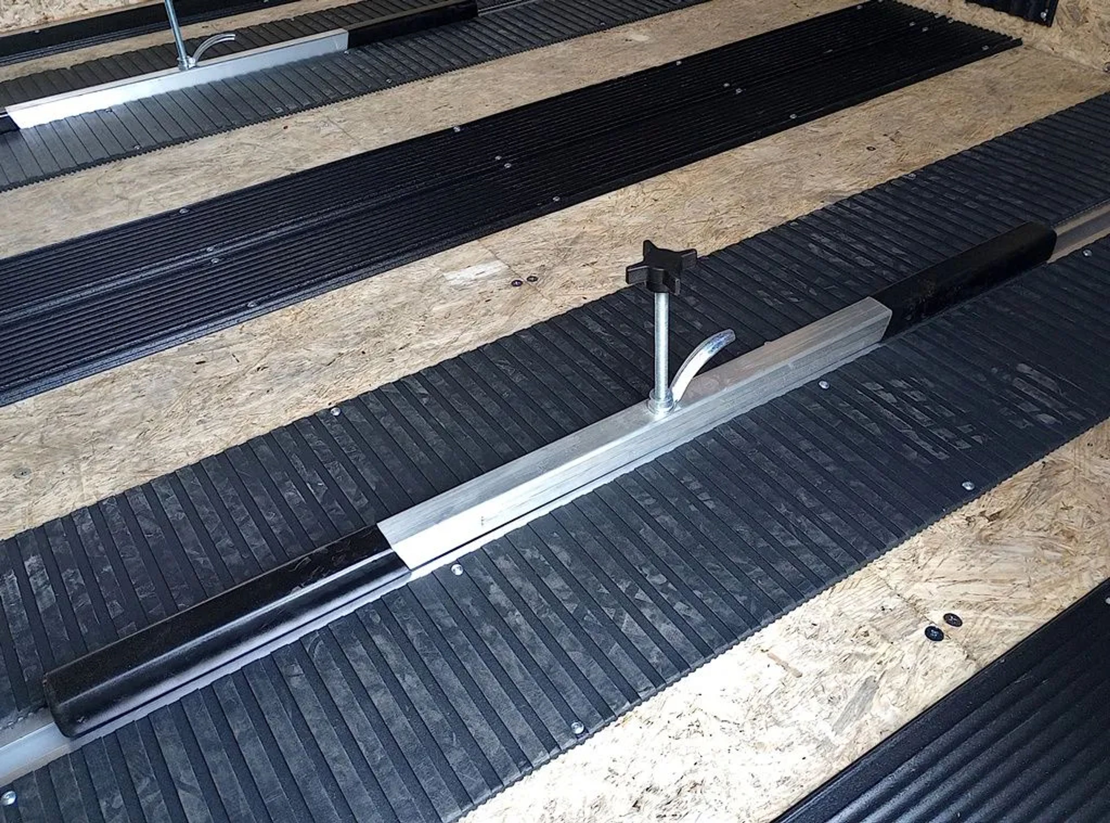 Mission Trailers 101×12 Aluminum 2-Place Crossover w/Mats & Guides, Rear Canopy — view 10