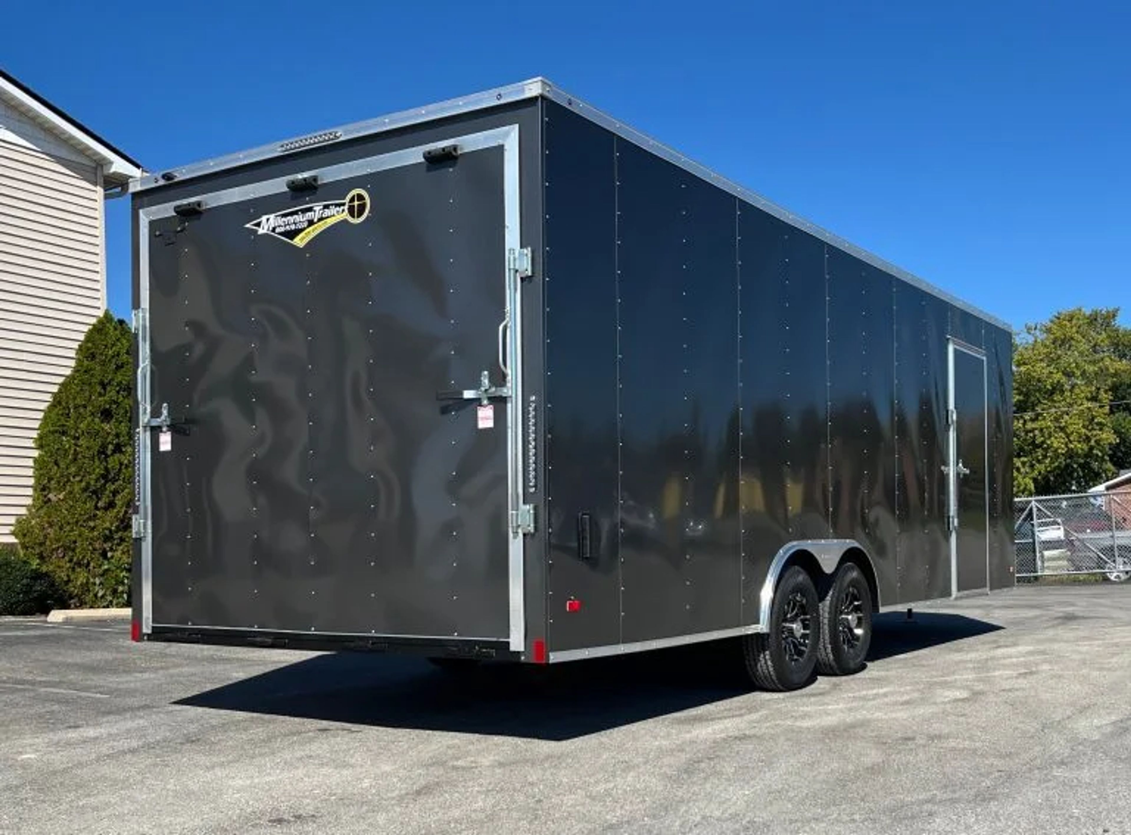 Enclosed Car Hauler 2026 24ft. Hero w/Heavy Duty Ramp Door & Aluminum Wheels — view 2