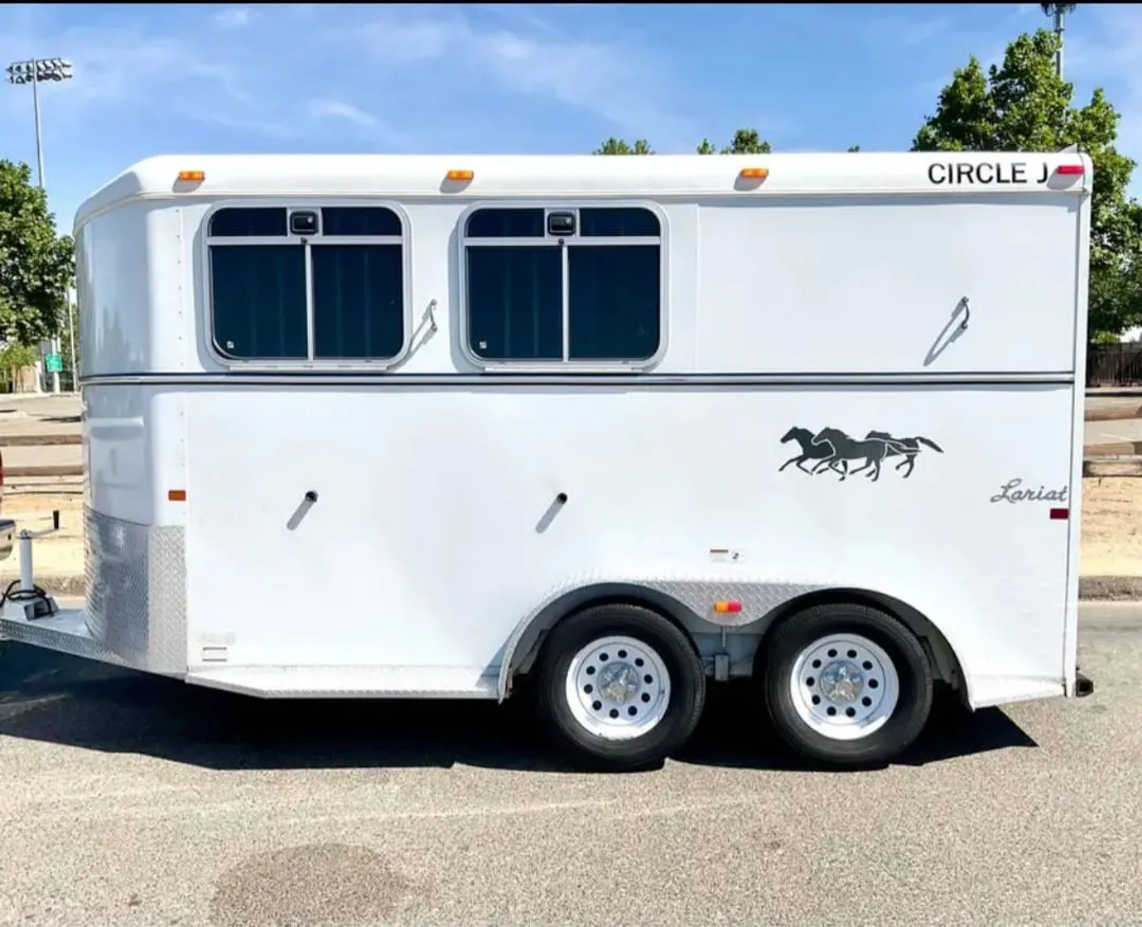 2007 Circle J 2 Horse Trailer Slant Load — view 8