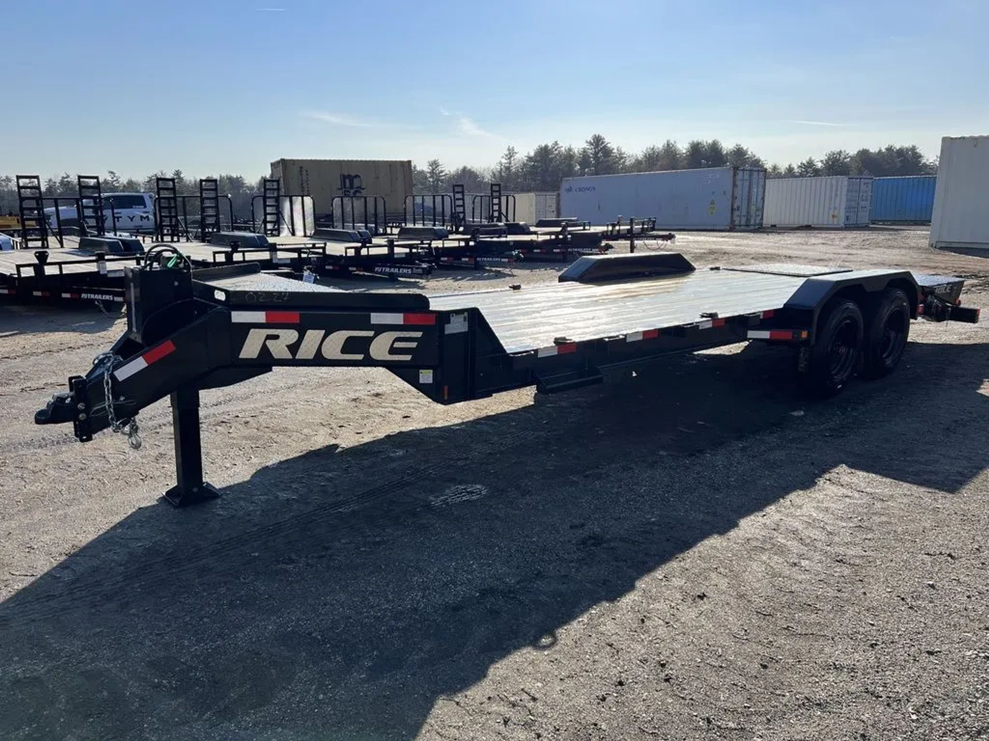 2024 Rice Trailers 7X18 Promax Industrial 21K Equipment w/Hydraulic Jack & Full — view 2