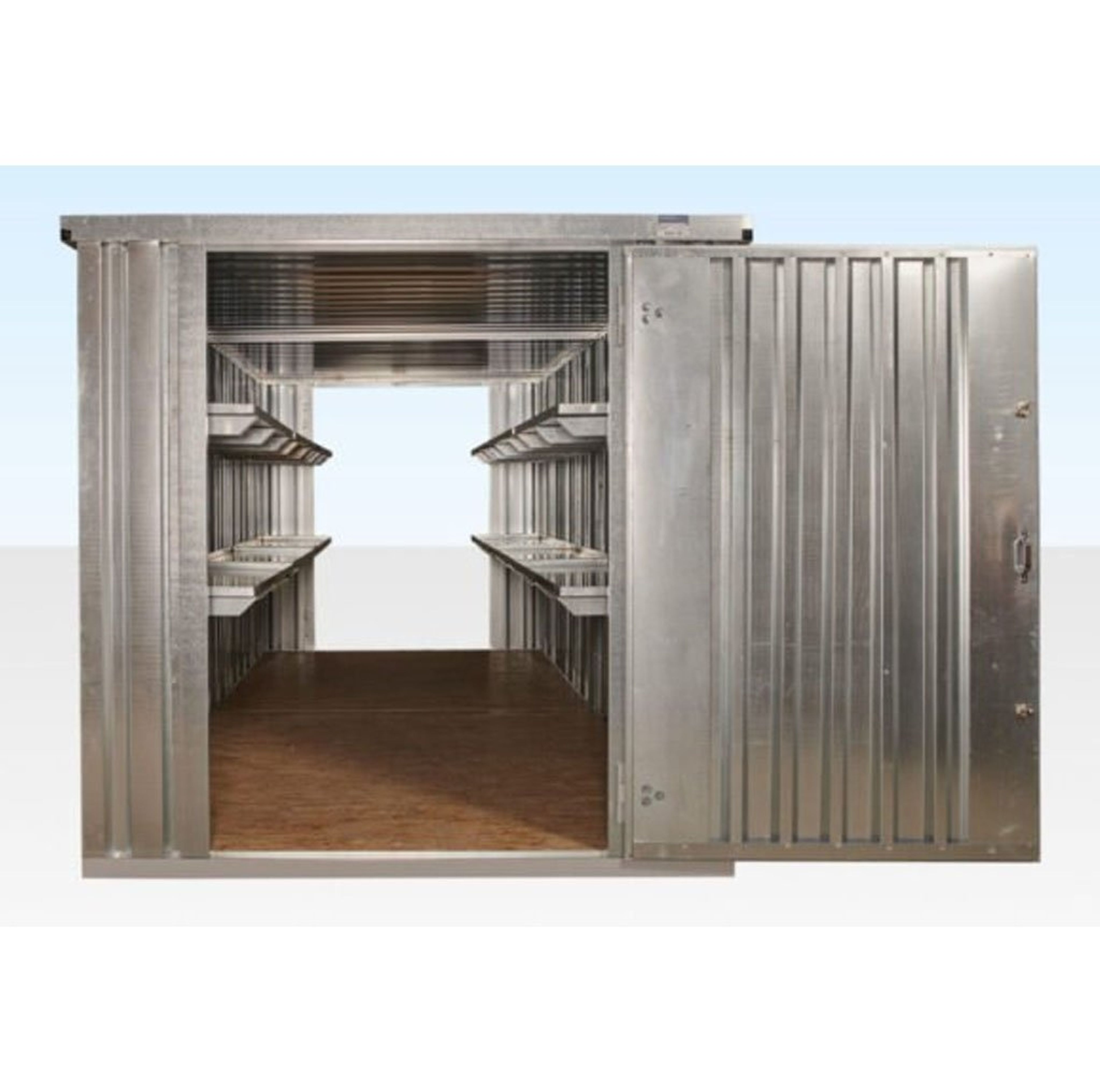 6M X 2.1M End Linked Flat Packed Container Bundle (Galvanised) — view 3