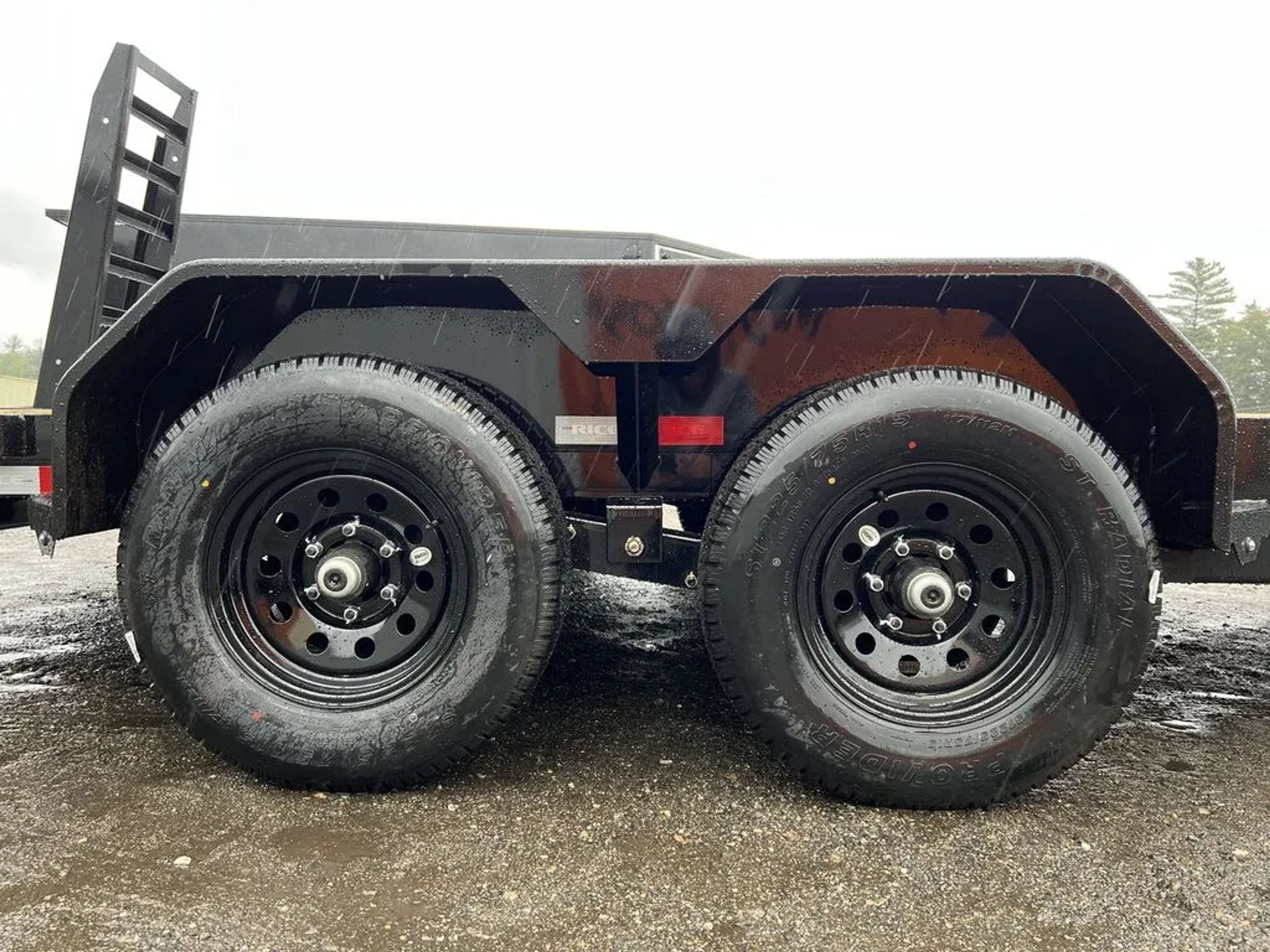 2024 Rice Trailers 7×16 10K Equipment Hauler w/D-Rings, Spare Mount, & Toolbox — view 6