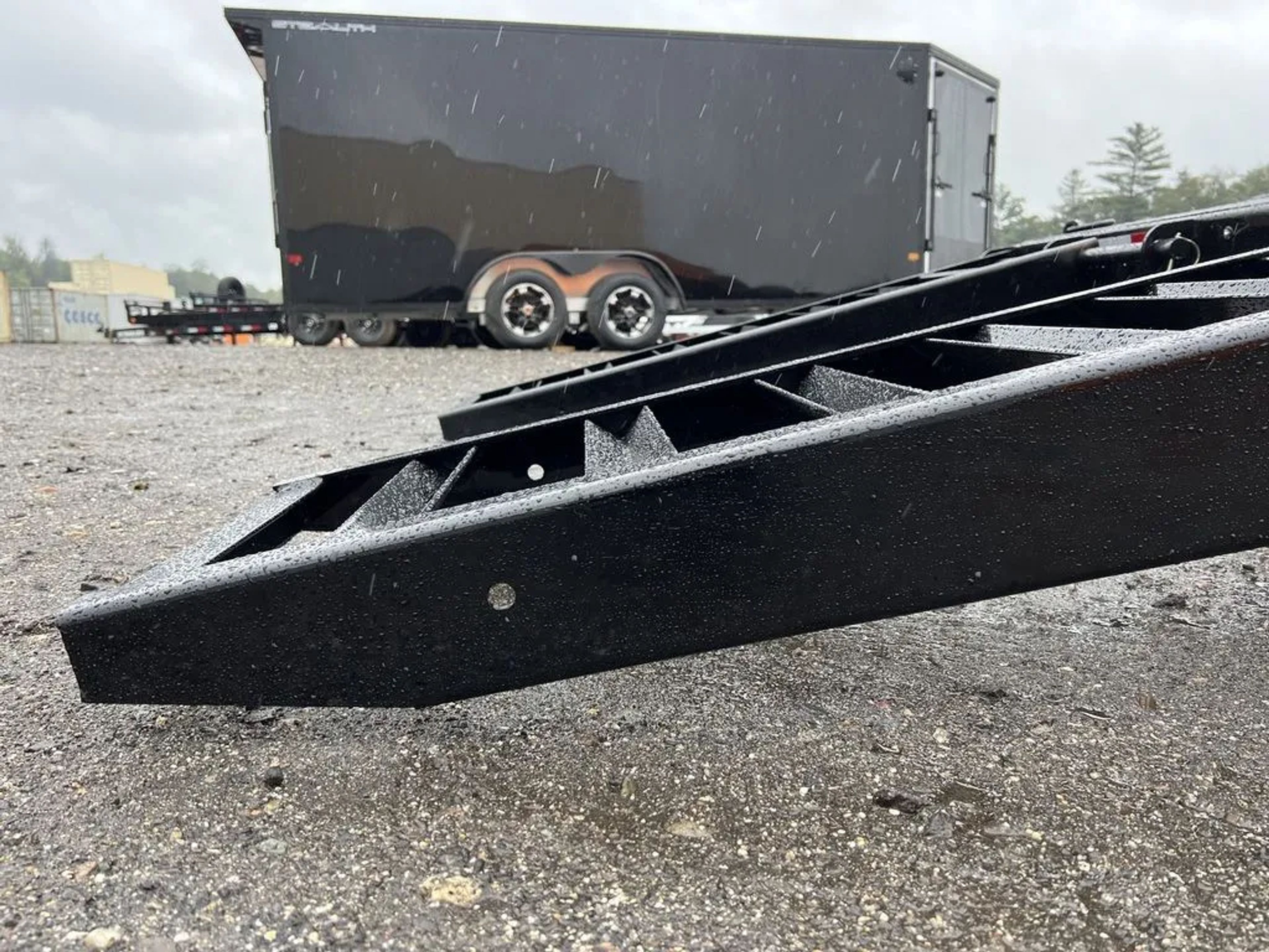 2024 Rice Trailers 7×16 10K Equipment Hauler w/D-Rings, Spare Mount, & Toolbox — view 5