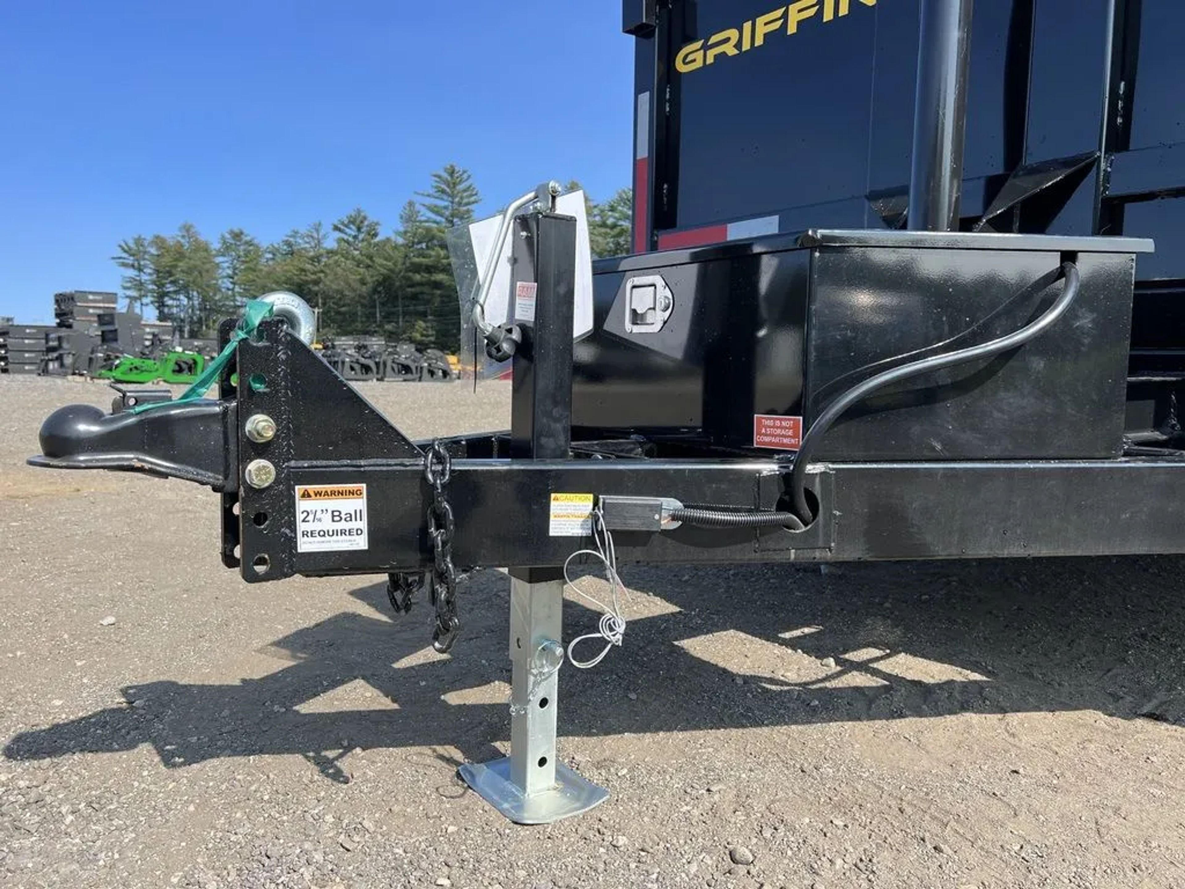 2024 Griffin Trailers 7×16 14K Telescopic Dump Trailer w/Ramps & Spare Tire — view 6