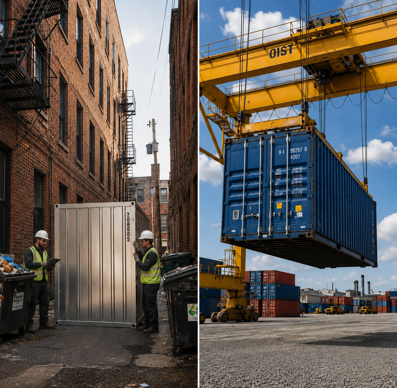 Flat-Pack vs Steel Storage Containers