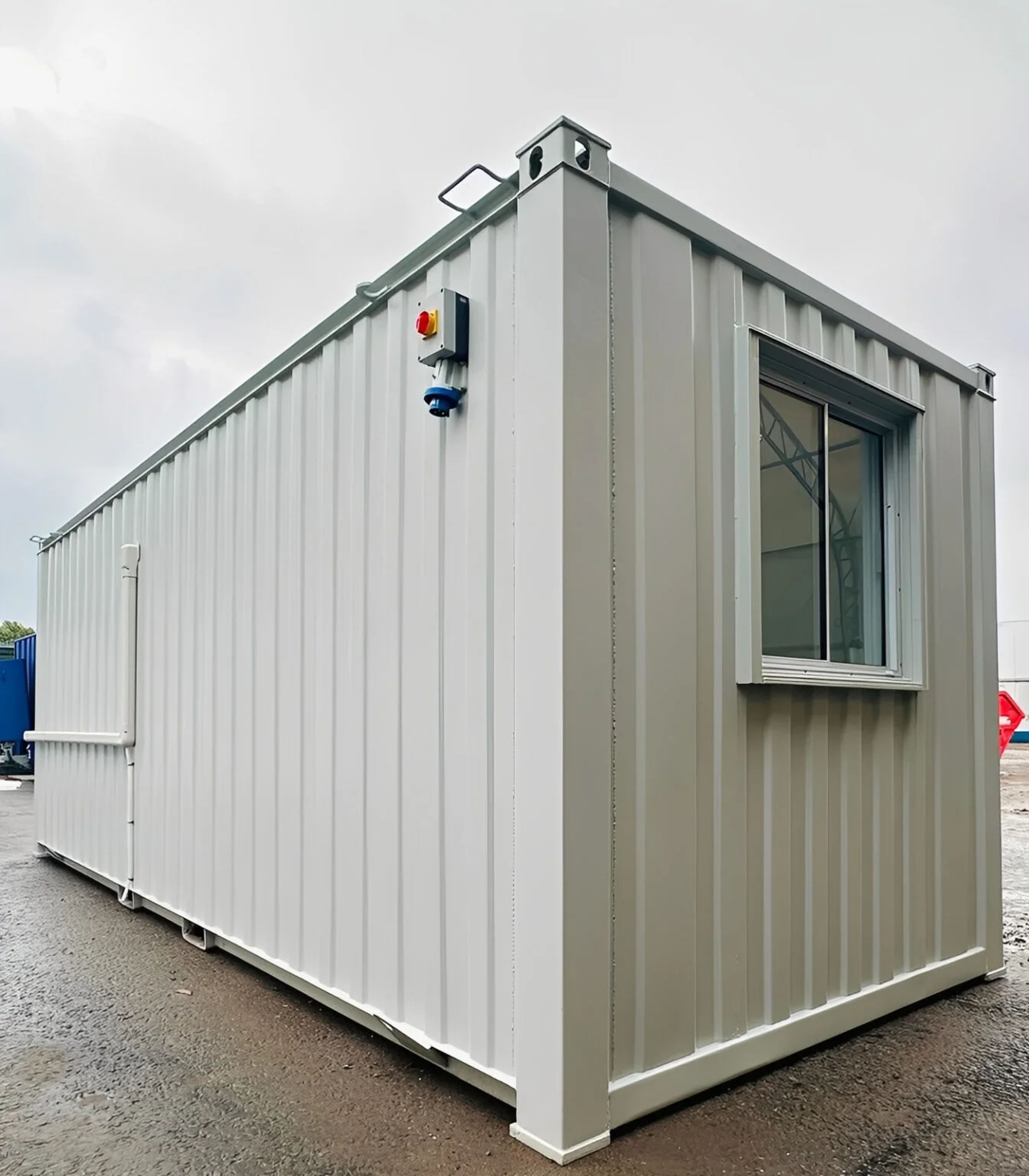 21ft x 8ft Custom Office Cabin – Refurbished Portable Building with A/C & — view 9