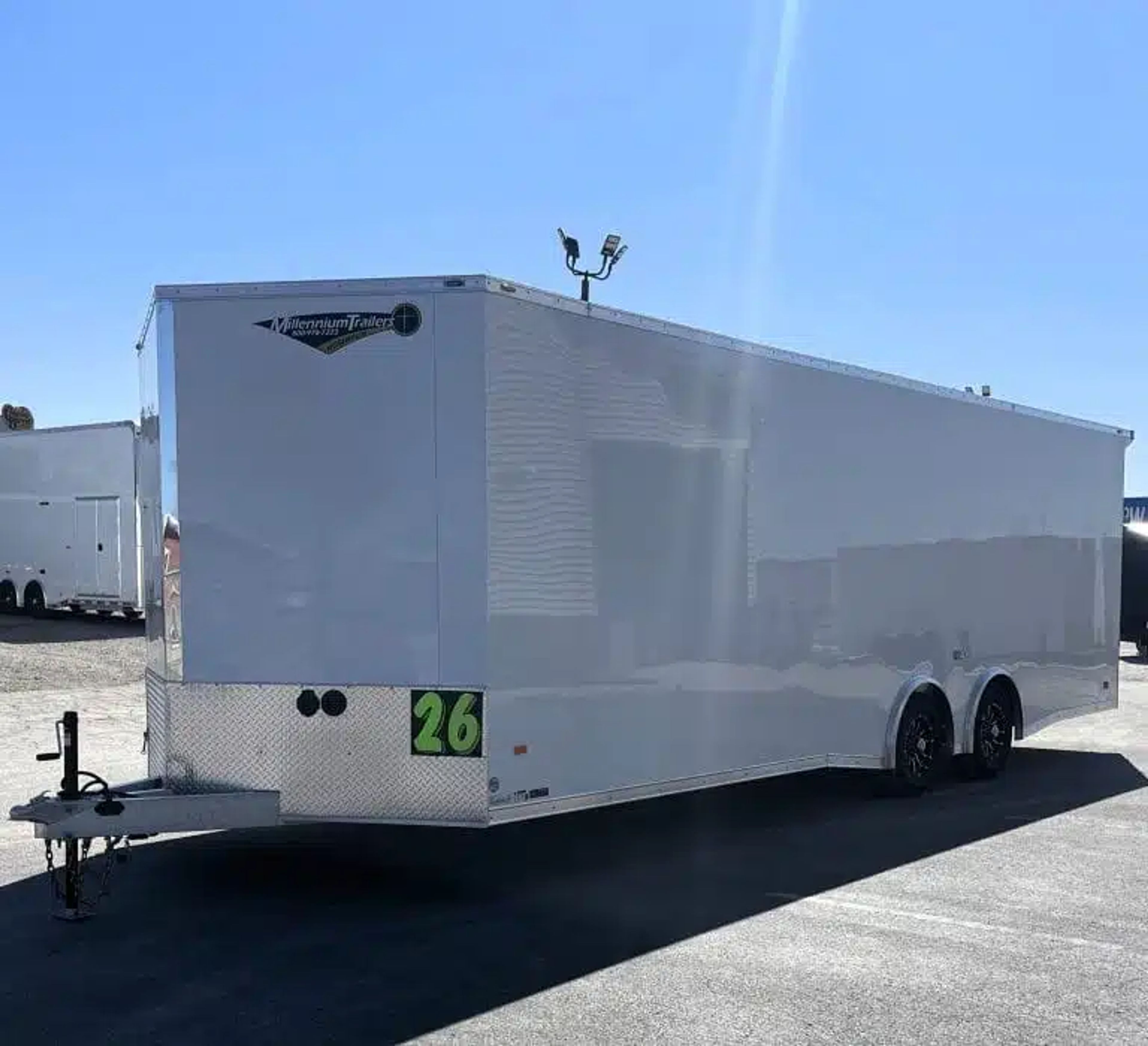 Enclosed Car Hauler 2026 26ft. Aluminum Blaze w/Finished Interior & Aluminum — view 3