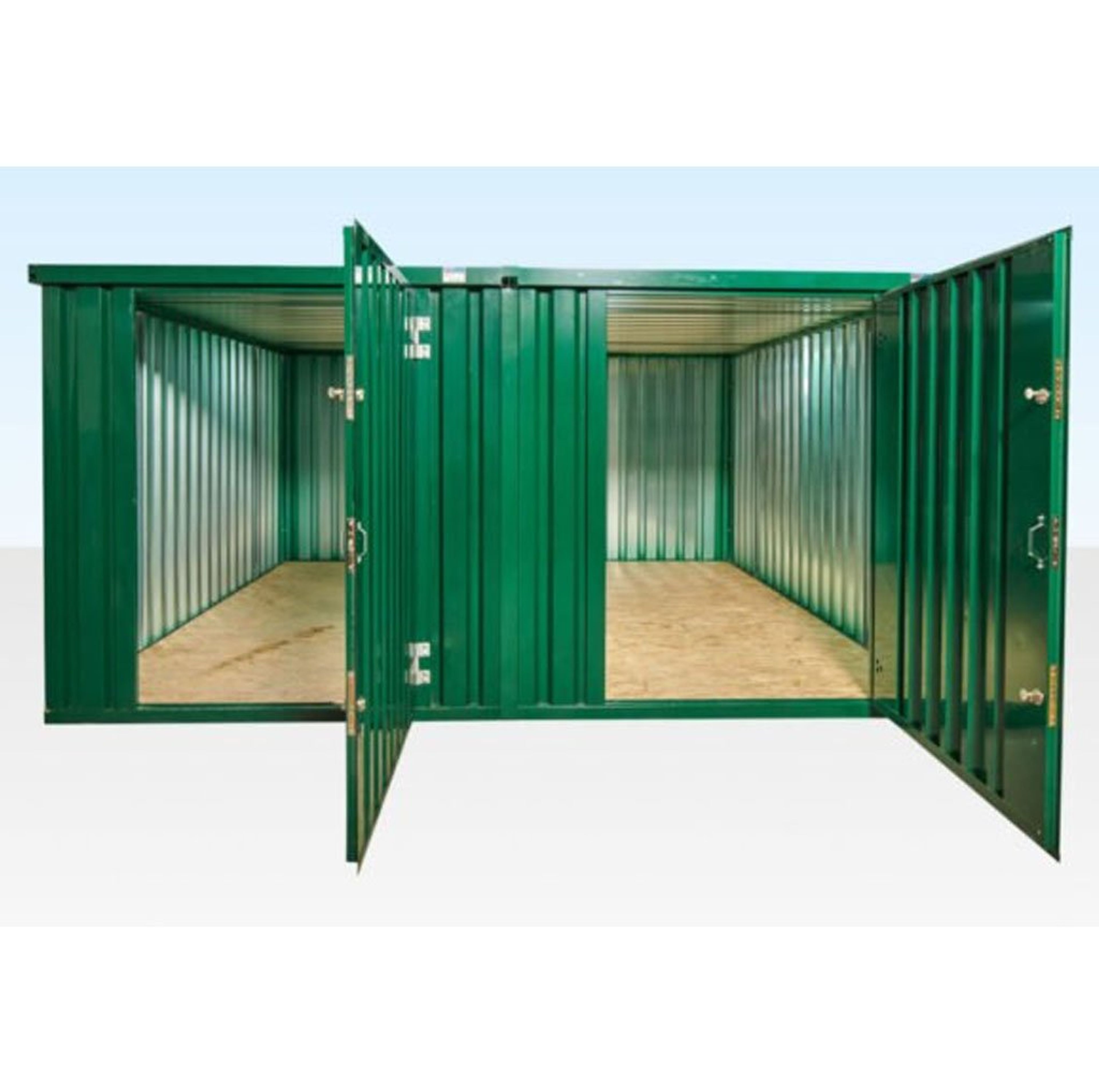 4M X 4.2M Side Linked Flat Pack Container Bundle (Powder Coated) — view 3