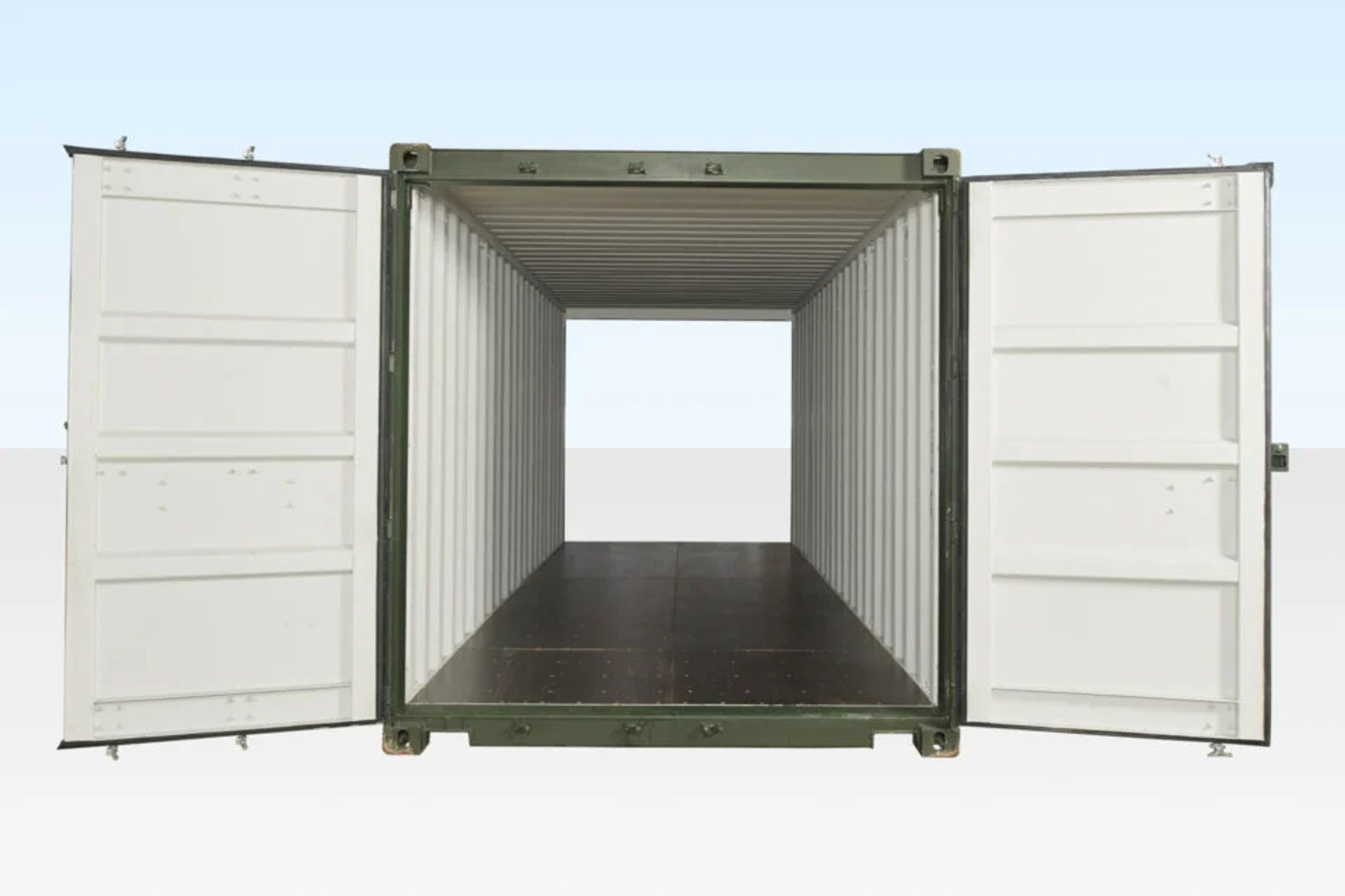 20ft x 8ft Tunnel Container (Double End Door) One Trip — view 2