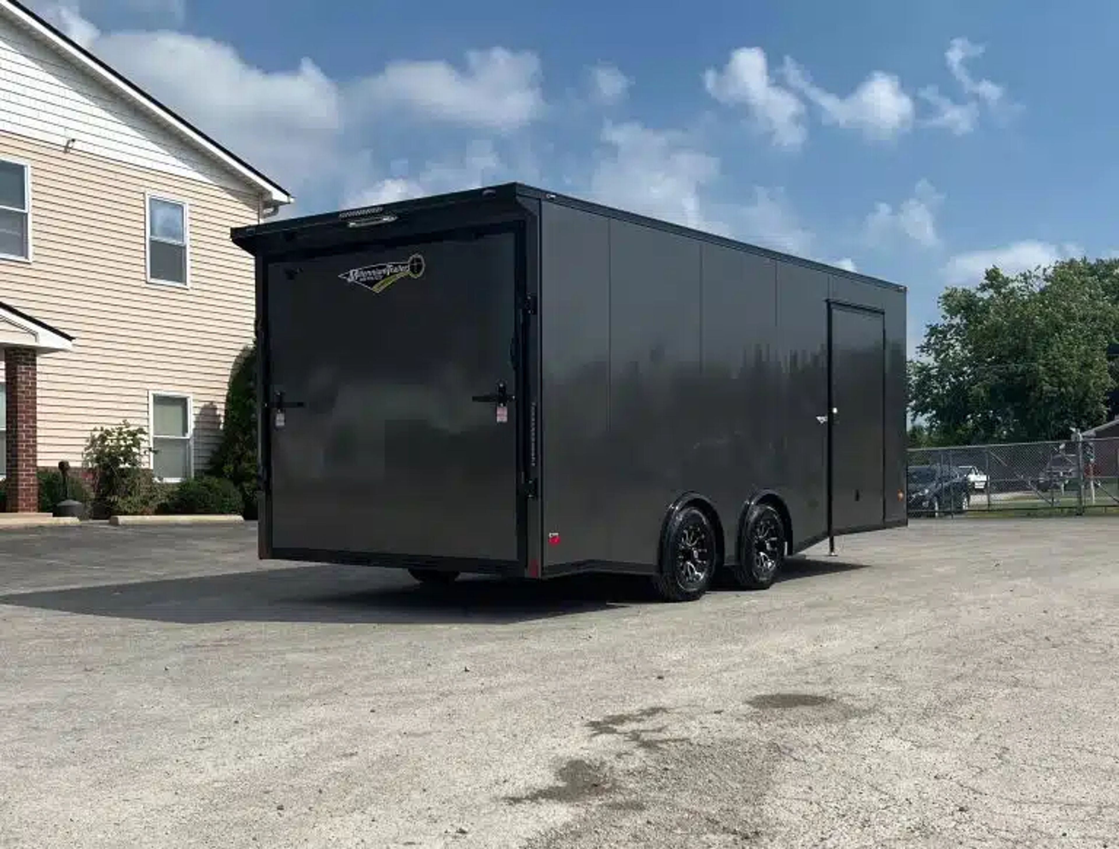 Enclosed Car Hauler 2025 20ft. Blaze w/Finished Interior, Black-Out Package, & — view 3