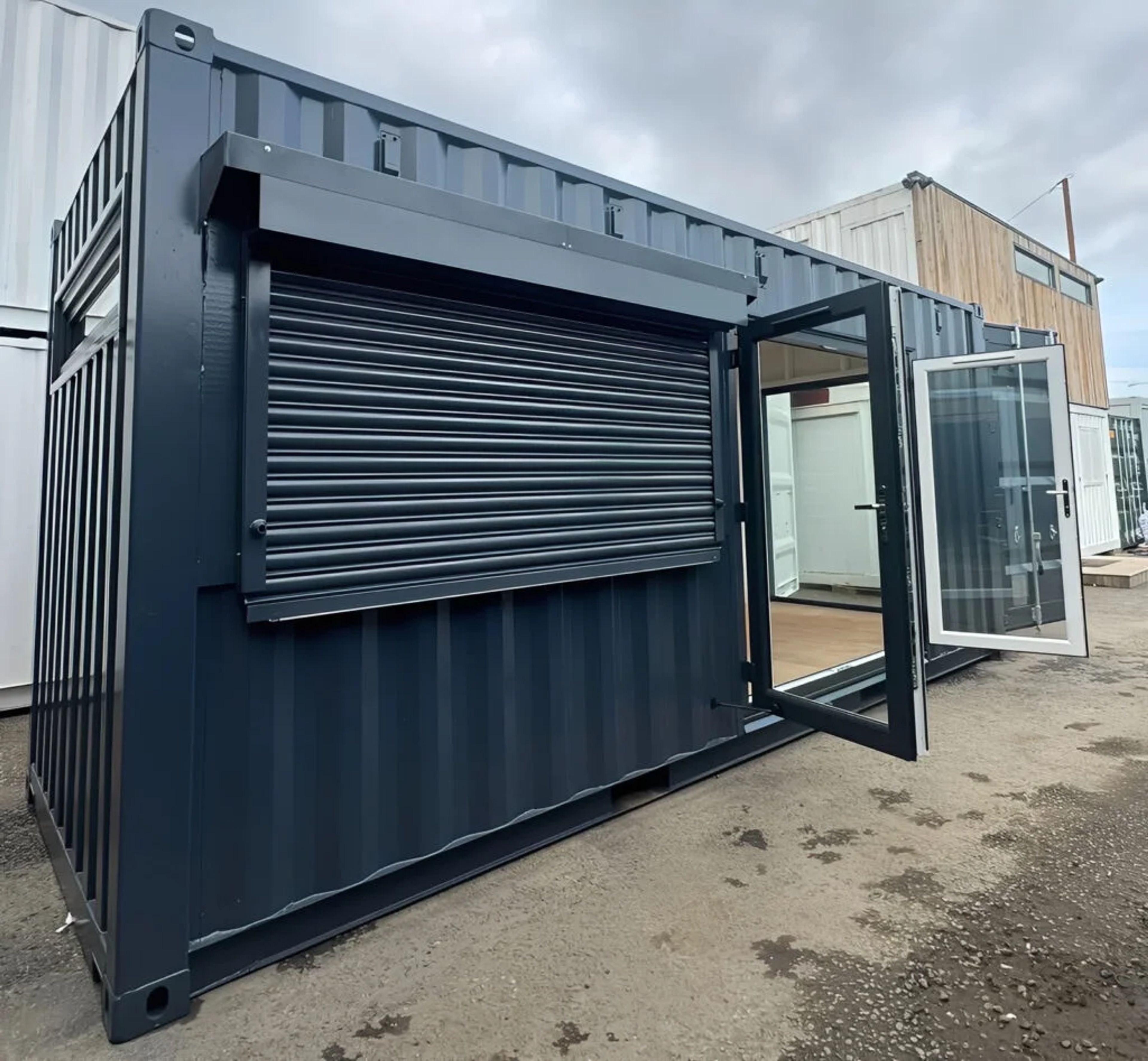20ft x 8ft Custom Shipping Container Conversion – Portable Building — view 3
