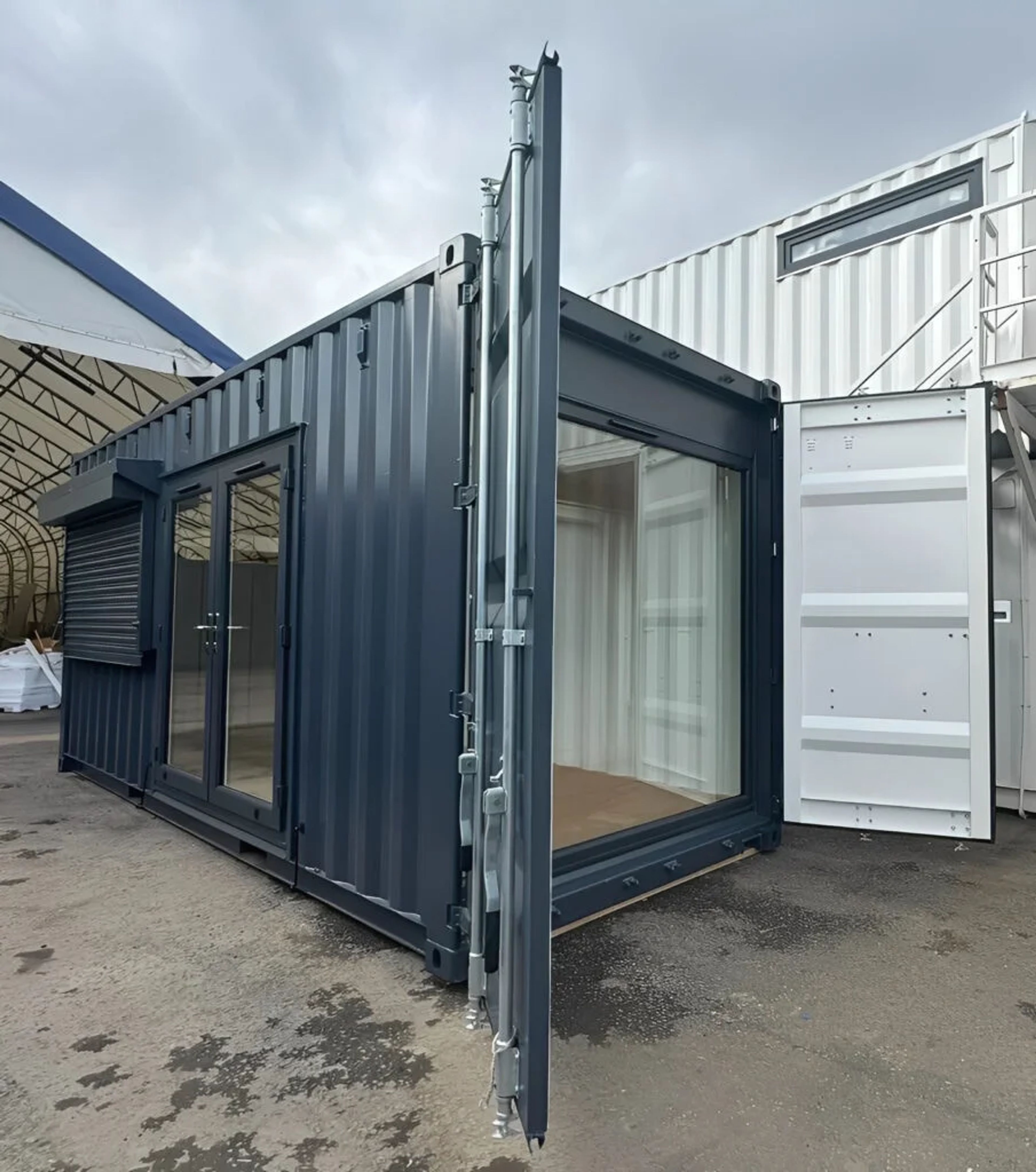 20ft x 8ft Custom Shipping Container Conversion – Portable Building — view 6