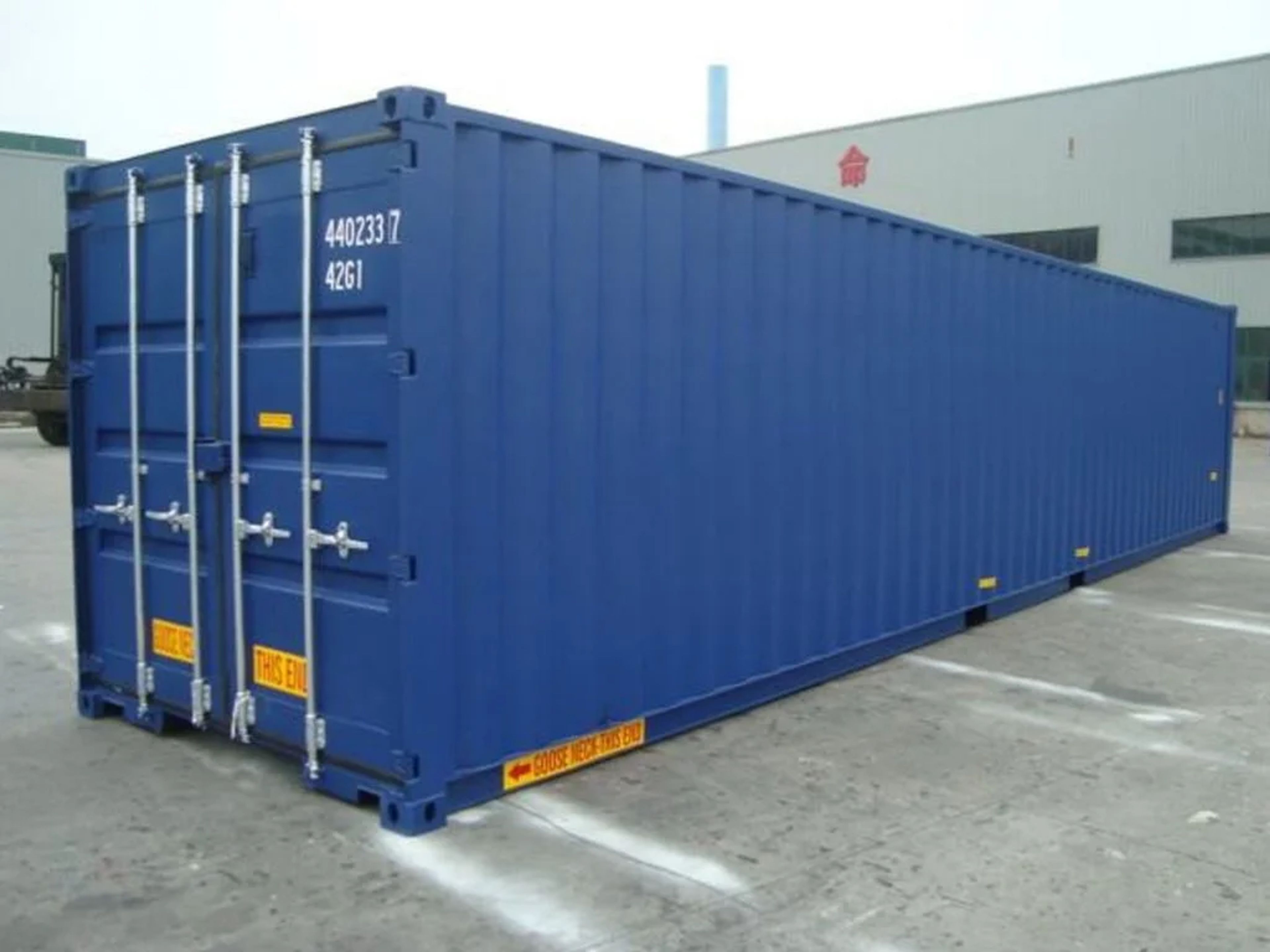 40ft High Cube (9′ 6″ high) Double Door Container (DD) — view 4