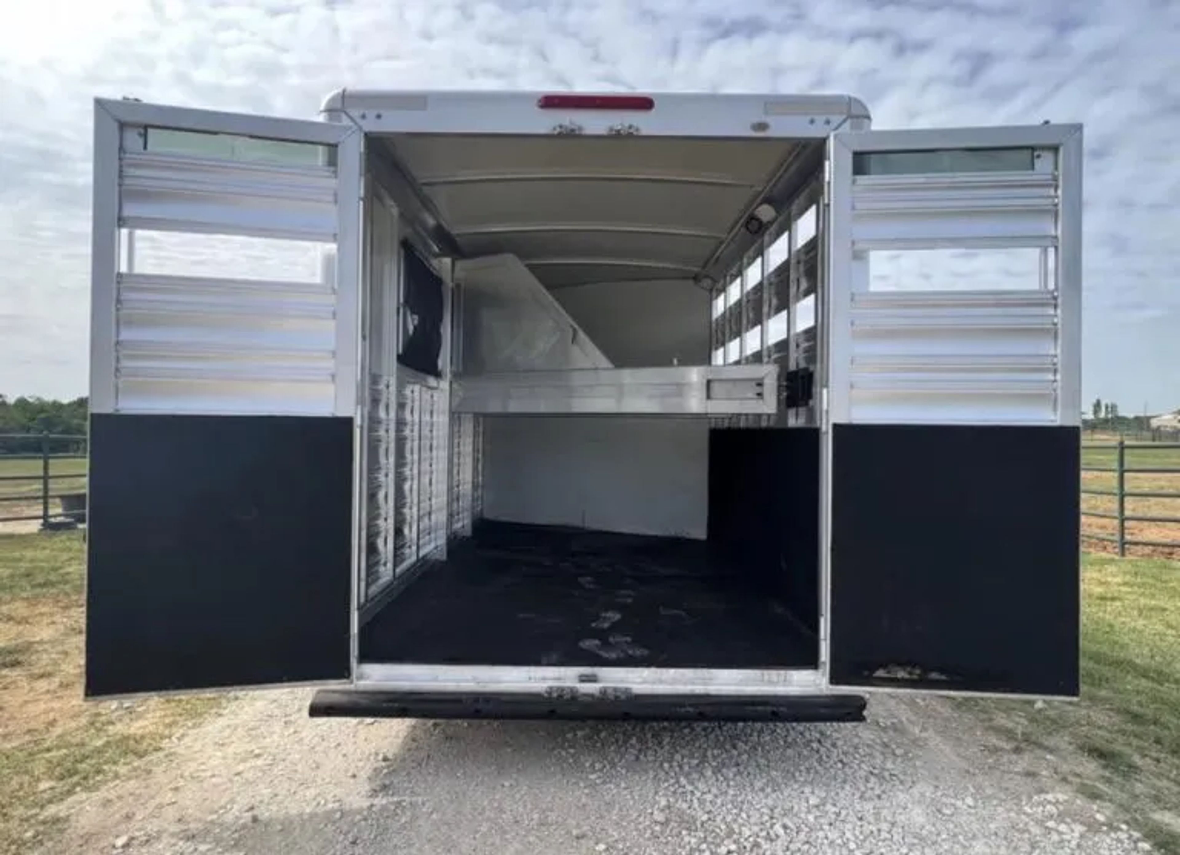2013 model Cimarron 3 Horse Bumper Pull — view 12
