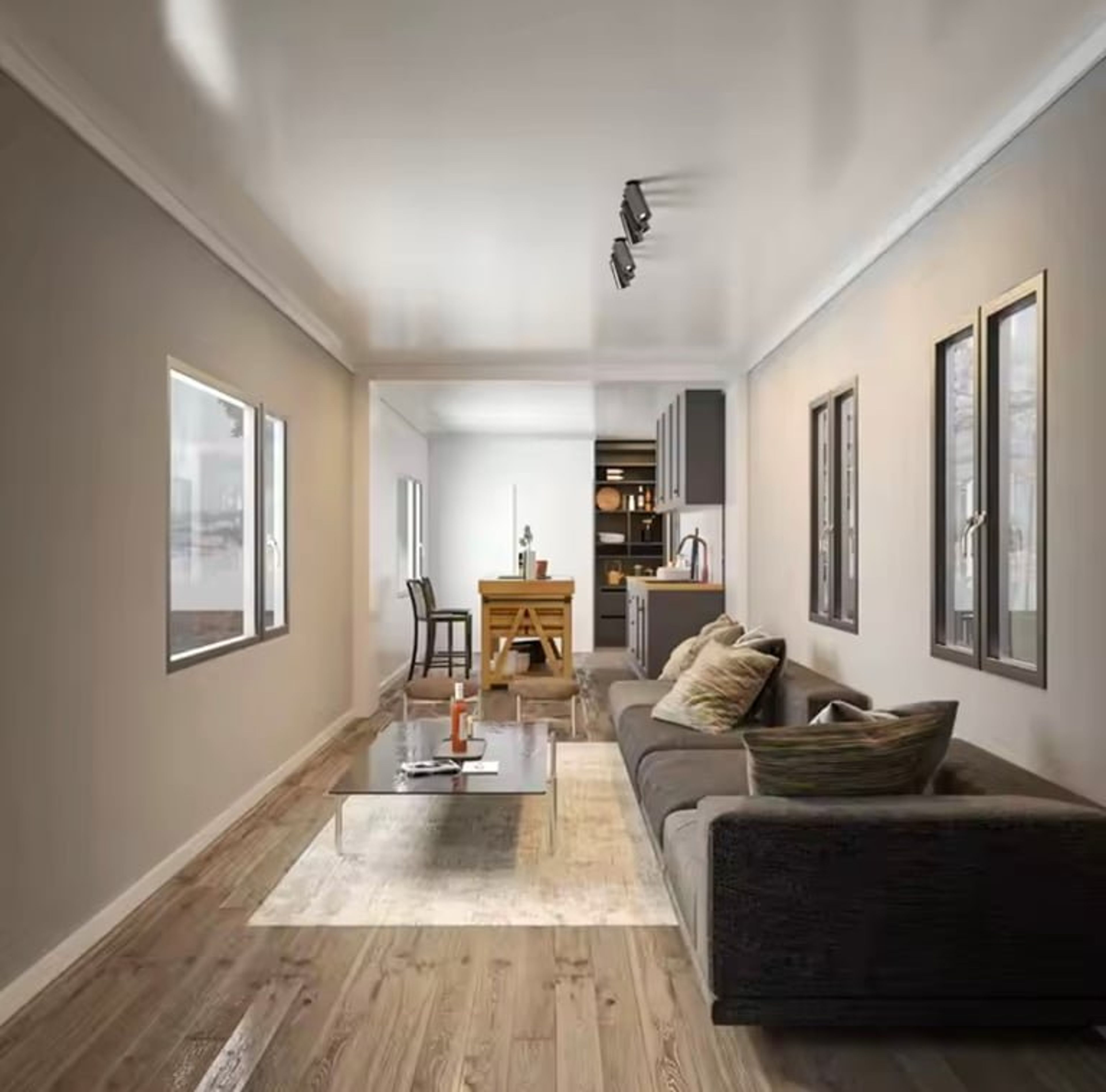 1BHK Duplex Prefab House with Rooftop Deck, Fully Furnished Modular Kitchen and — view 4