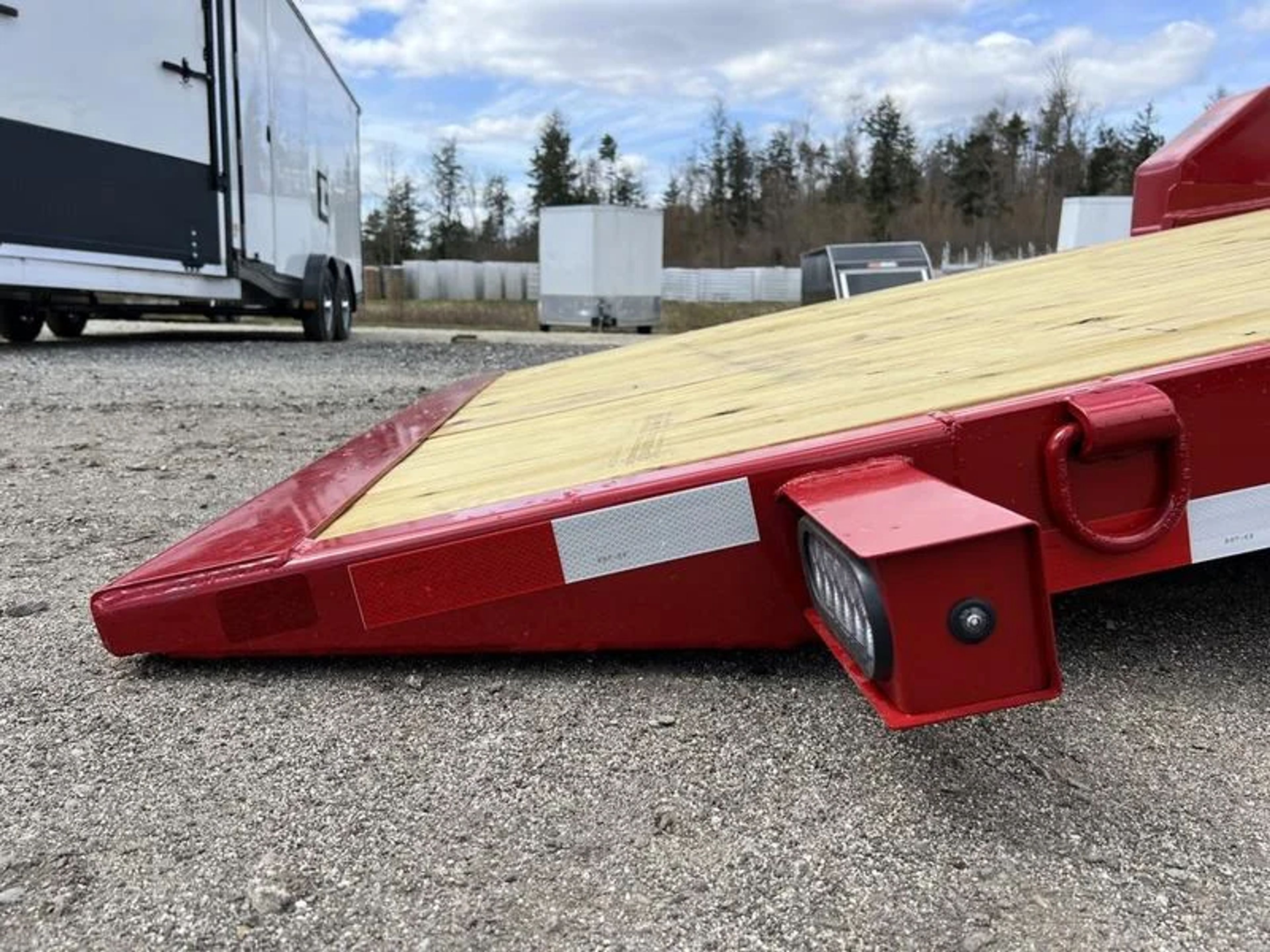 2024 Rice Trailers 7×22 16K Tilt Deck Powder Coat Equipment w/Toolbox — view 8