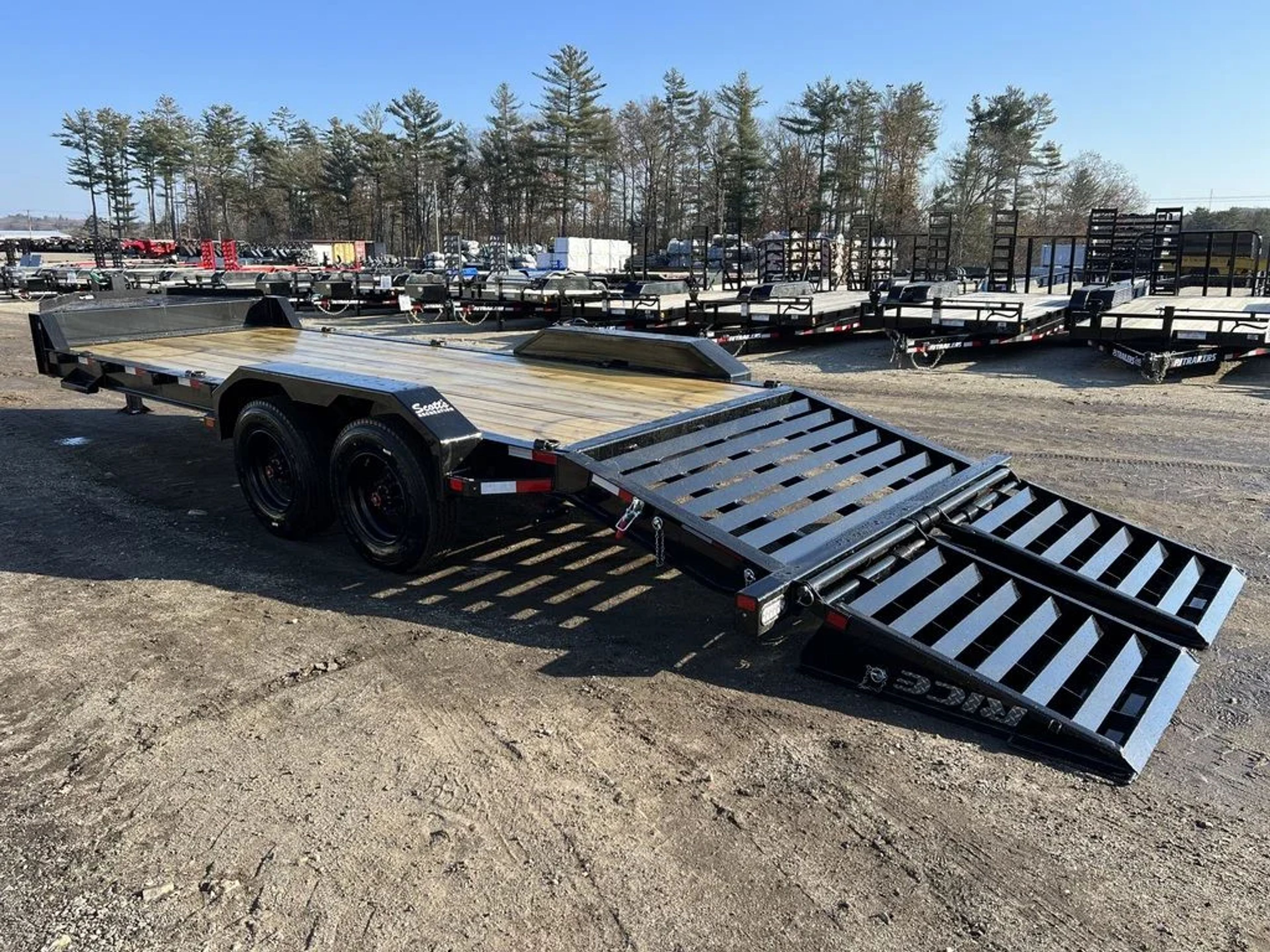 2024 Rice Trailers 7X18 Promax Industrial 21K Equipment w/Hydraulic Jack & Full — view 11