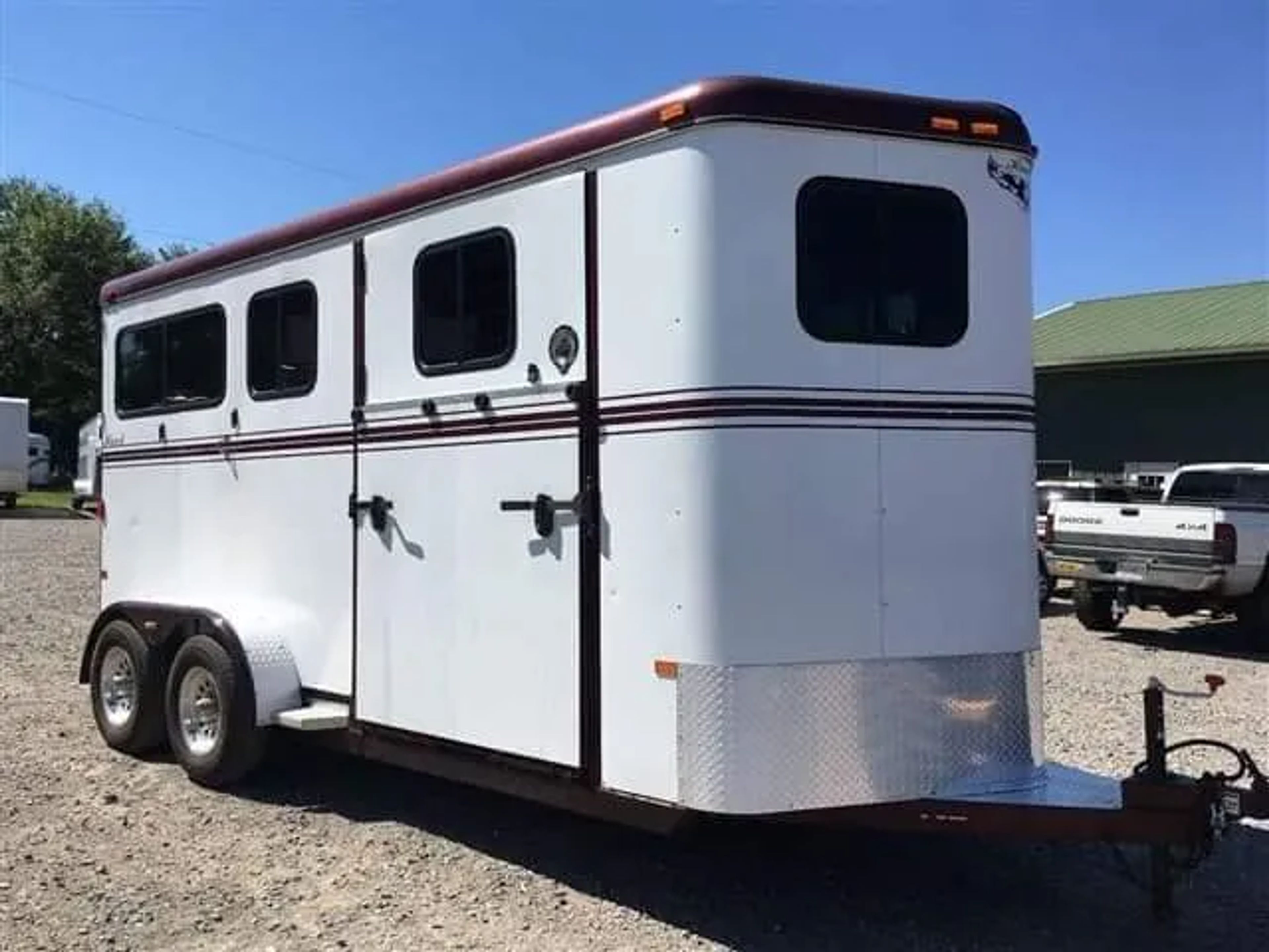 2007 Hawk 2 Horse Bumper Pull Side Ramp — view 20