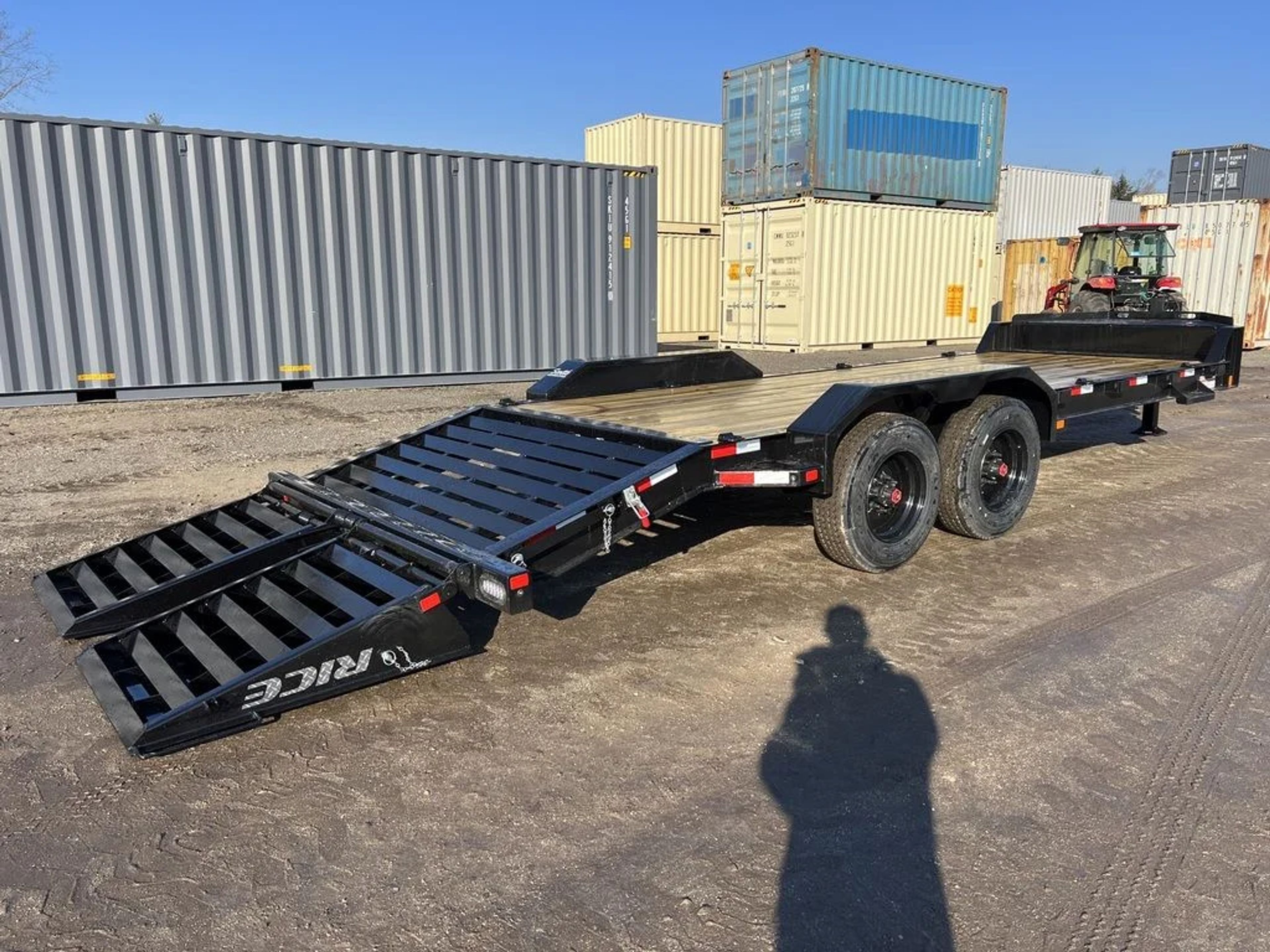 2024 Rice Trailers 7X18 Promax Industrial 21K Equipment w/Hydraulic Jack & Full — view 8