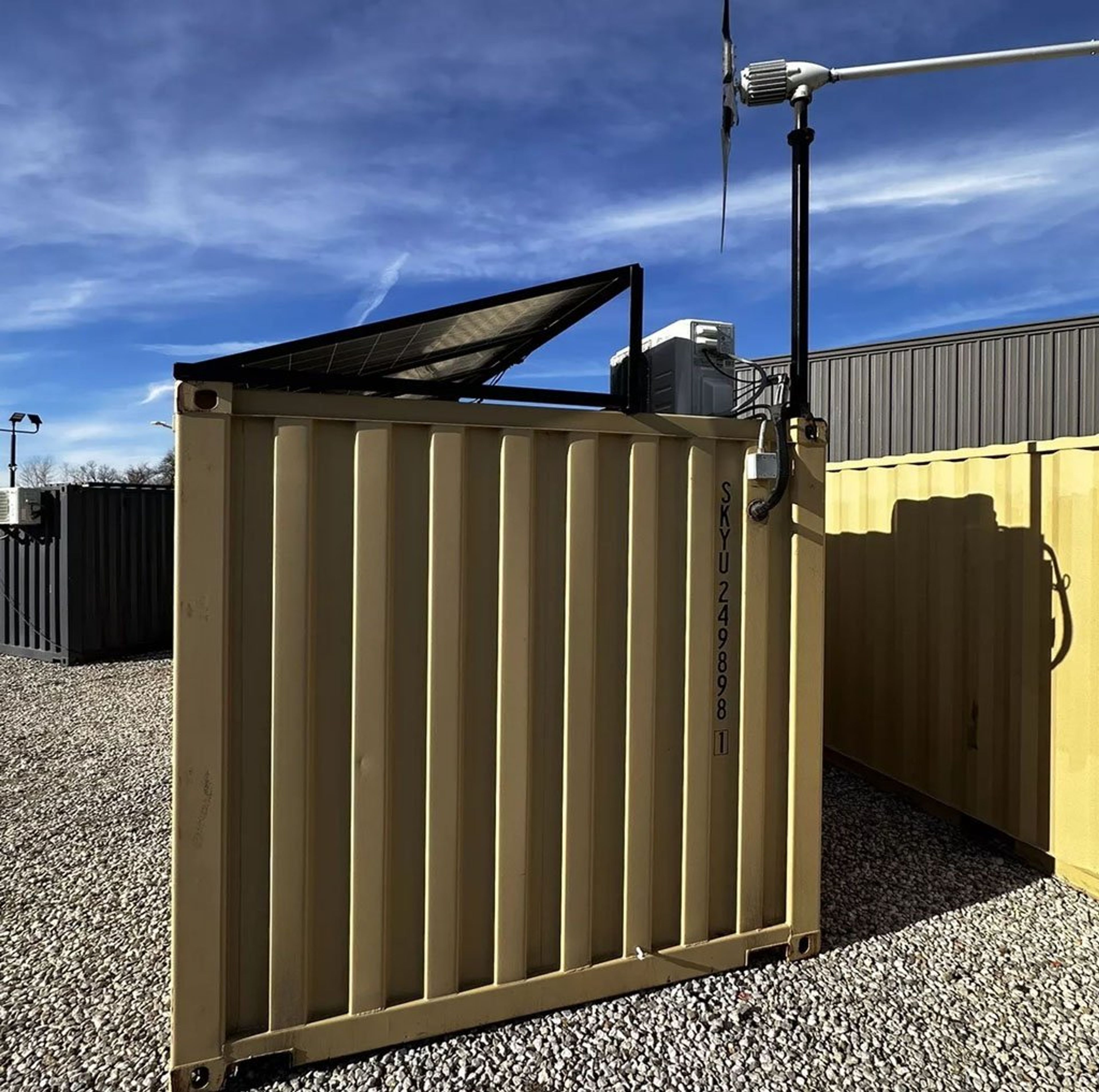 20ft Shipping Container Office Solar Off Grid Or Grid — view 3