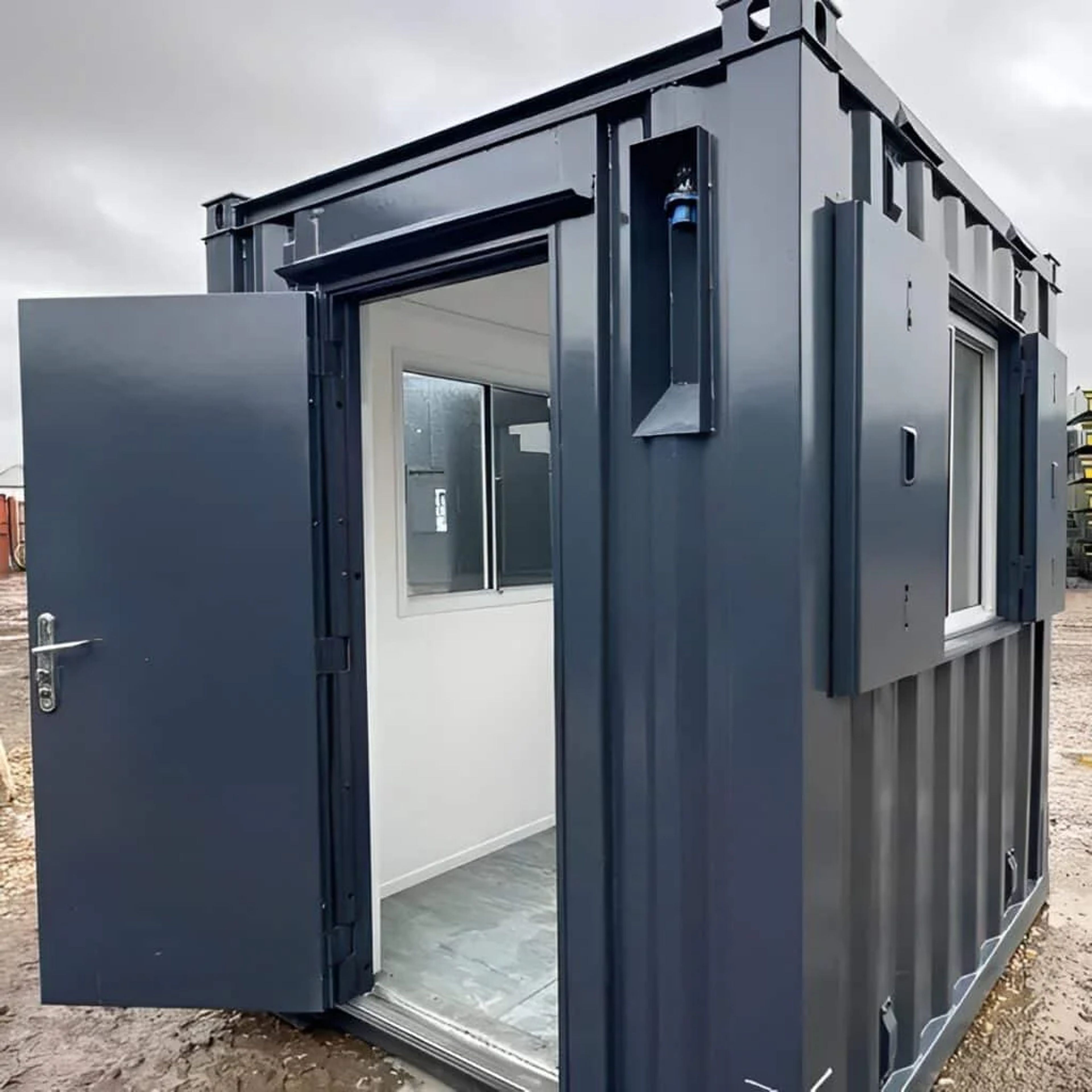 7ft x 7ft Shipping Container Office | Portable Building | Anti-Vandal Building — view 5