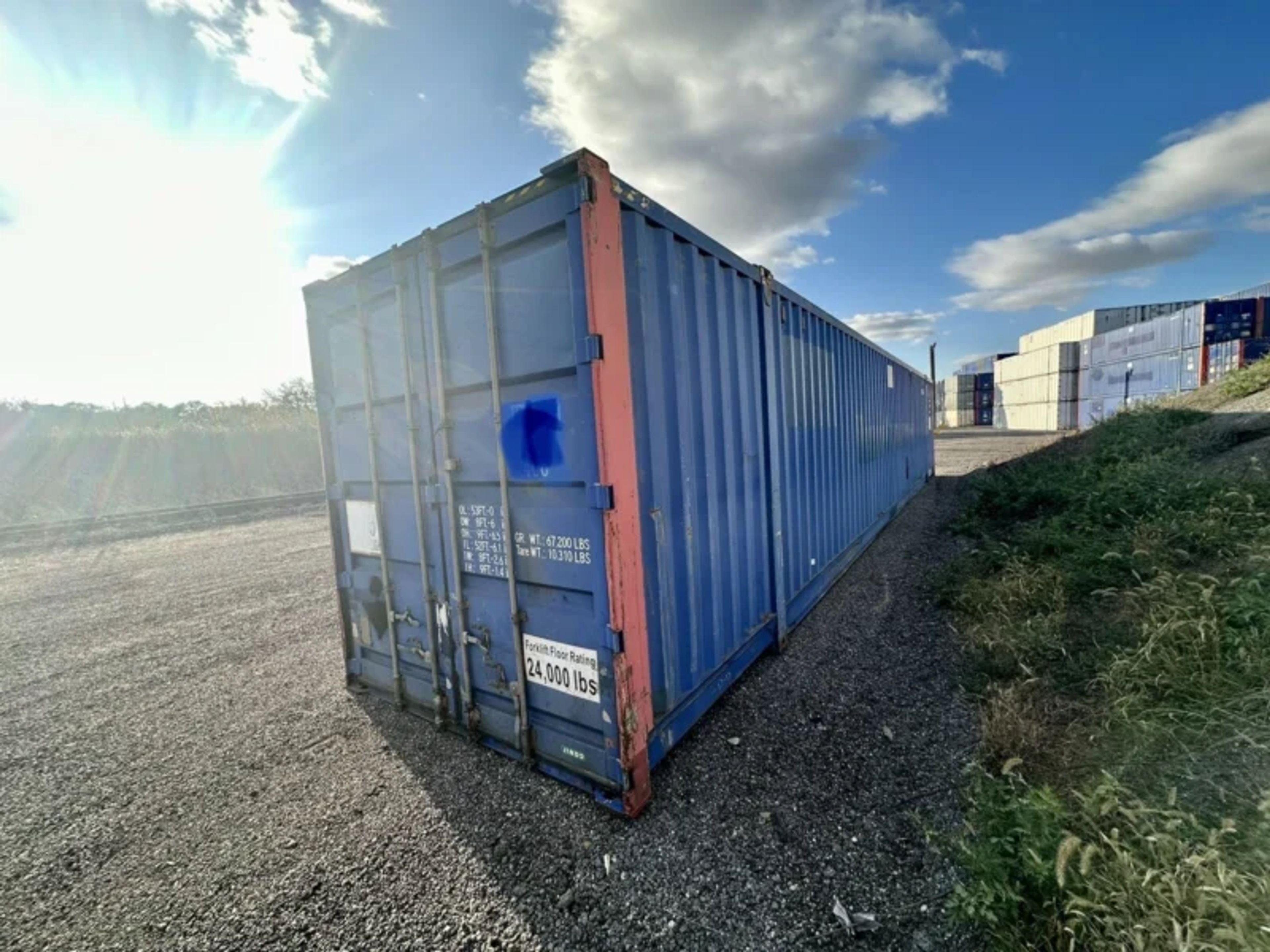 53′ High Cube Steel Shipping Container — view 9