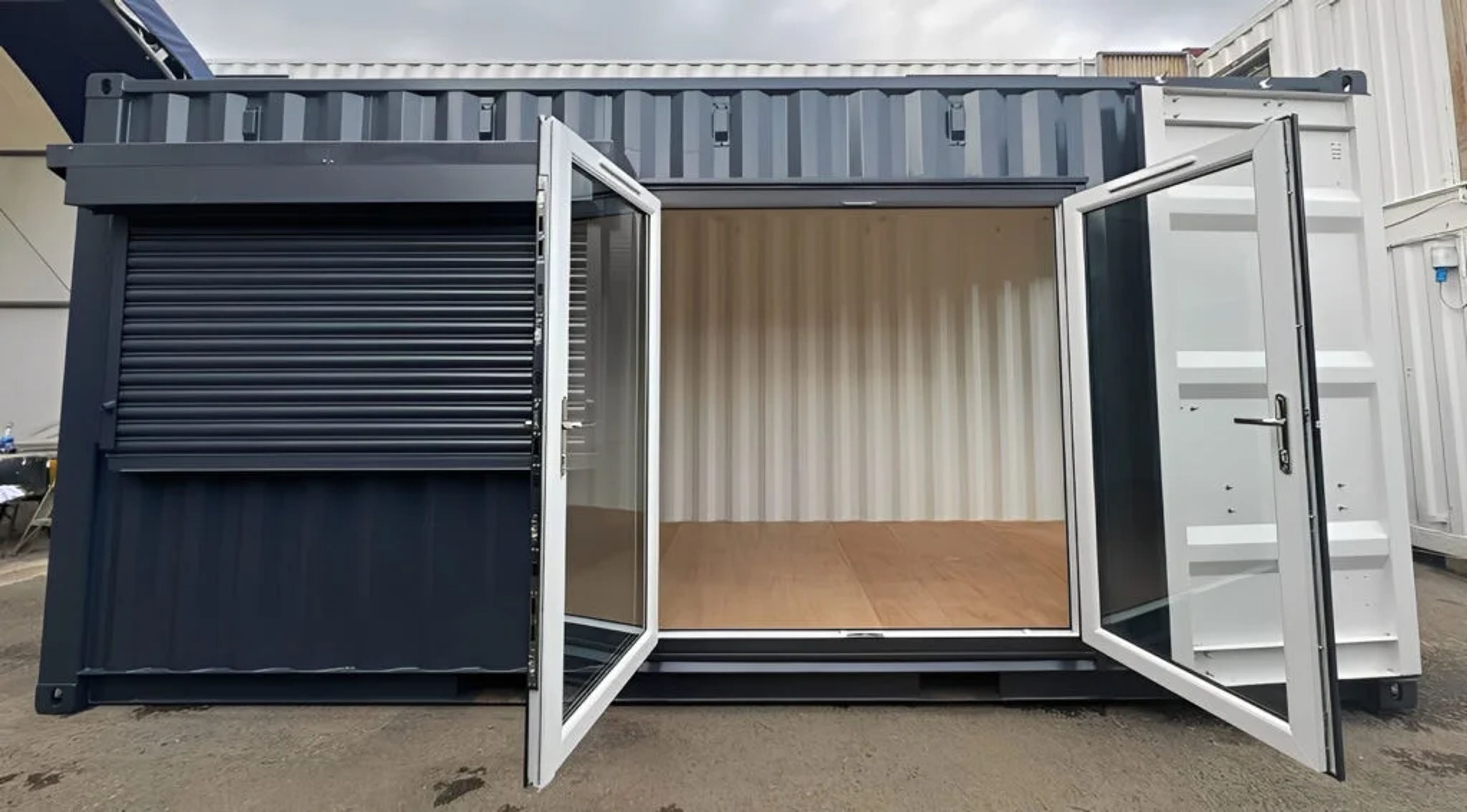 20ft x 8ft Custom Shipping Container Conversion – Portable Building — view 11