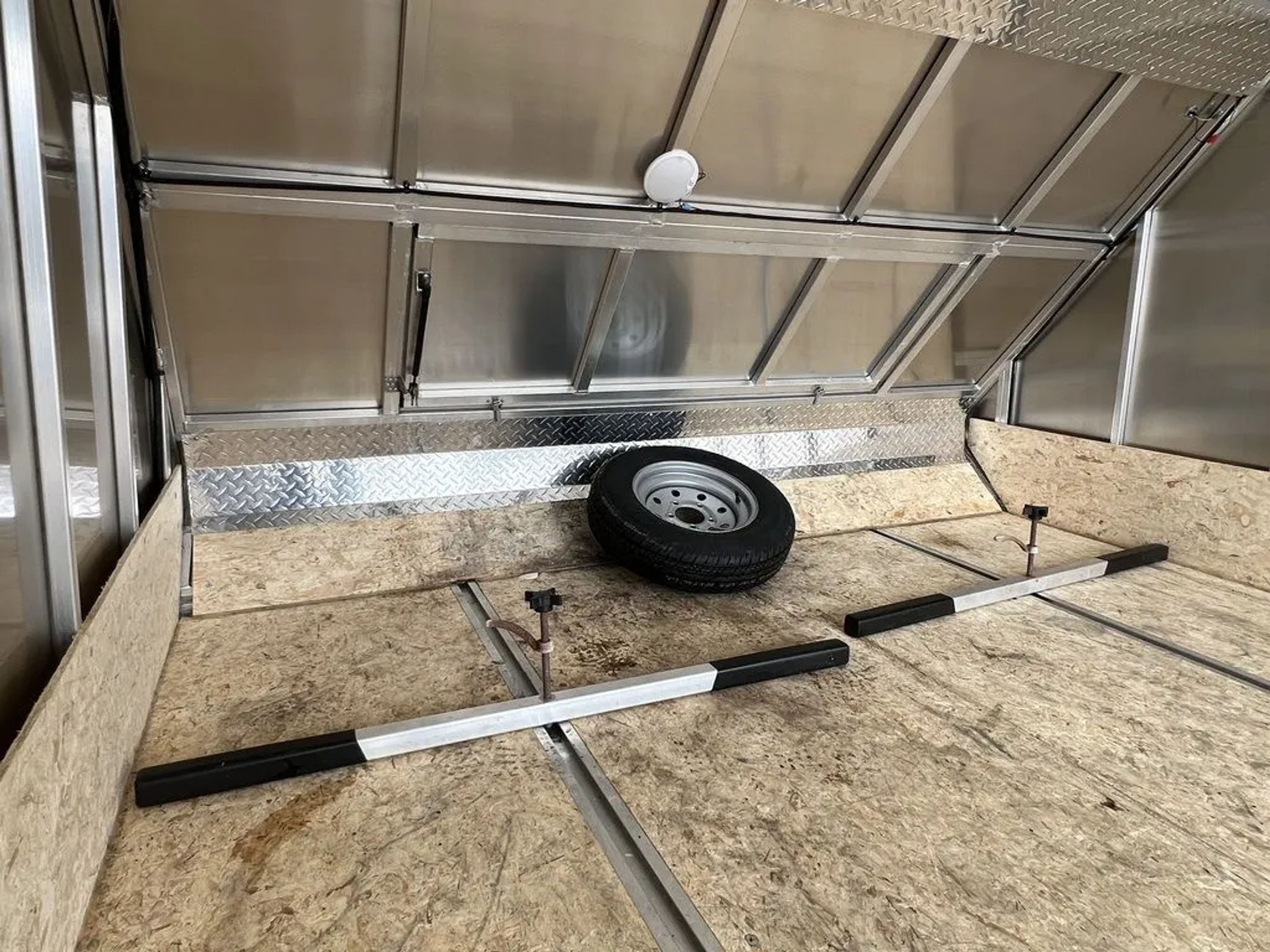 High Country Trailers 101×12 Aluminum 2-Place Hybrid w/Track Mats — view 8