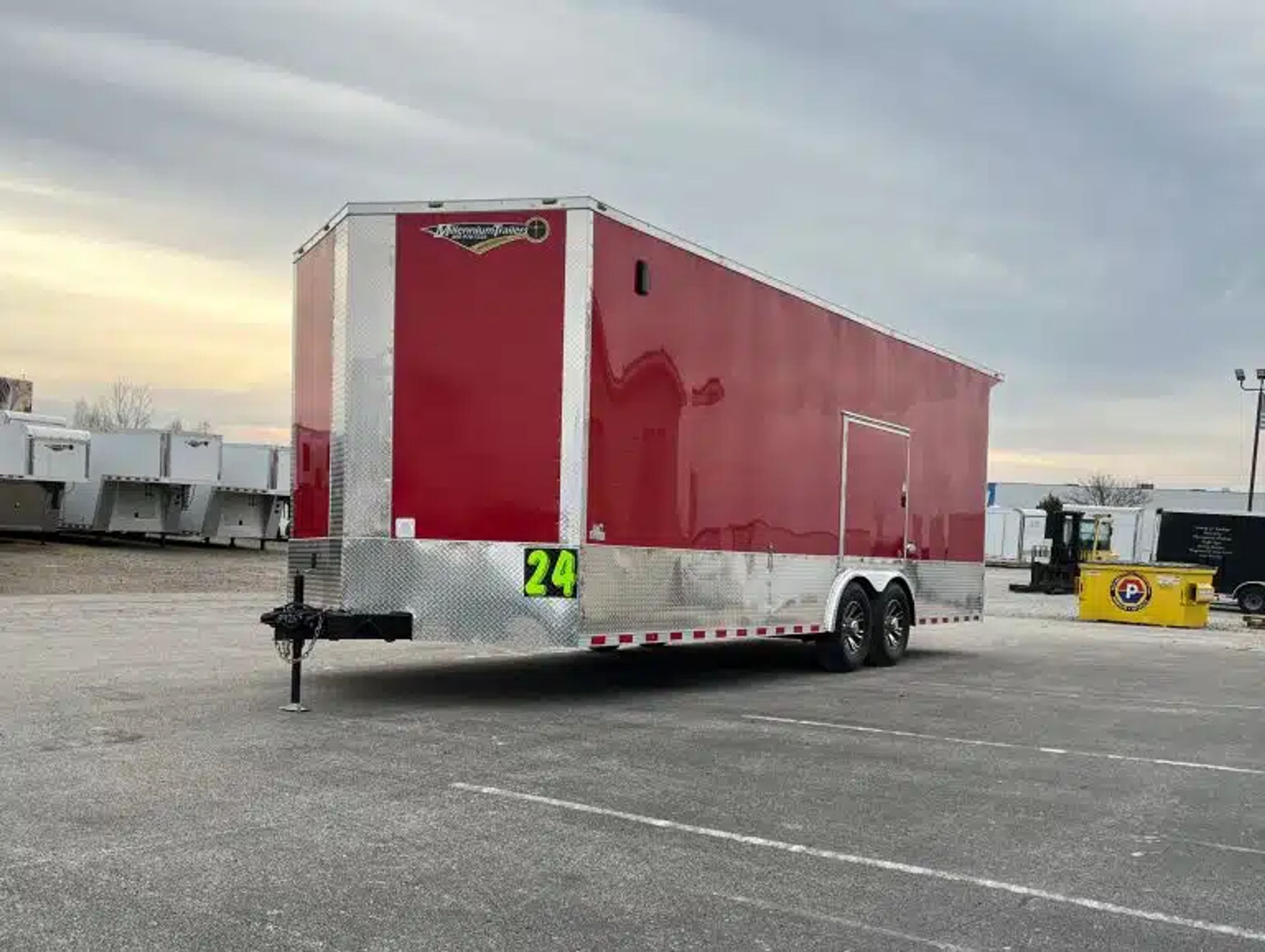 Enclosed Car Hauler 2026 24ft. Econo-Max 7k Axles, 8ft. Interior, Alum Wheels, — view 2