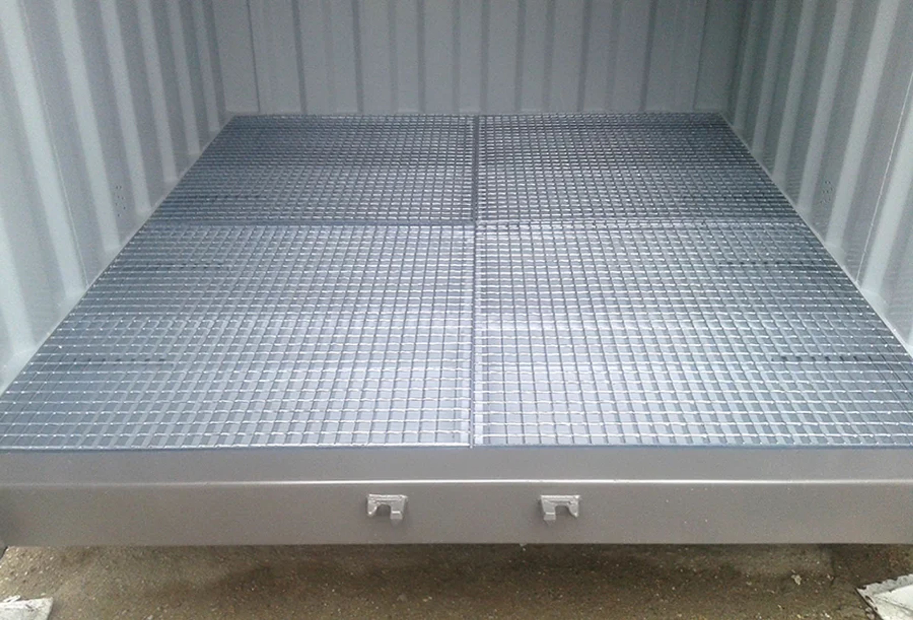 20ft X 8ft Open Mesh Floor Bunded Store — view 3