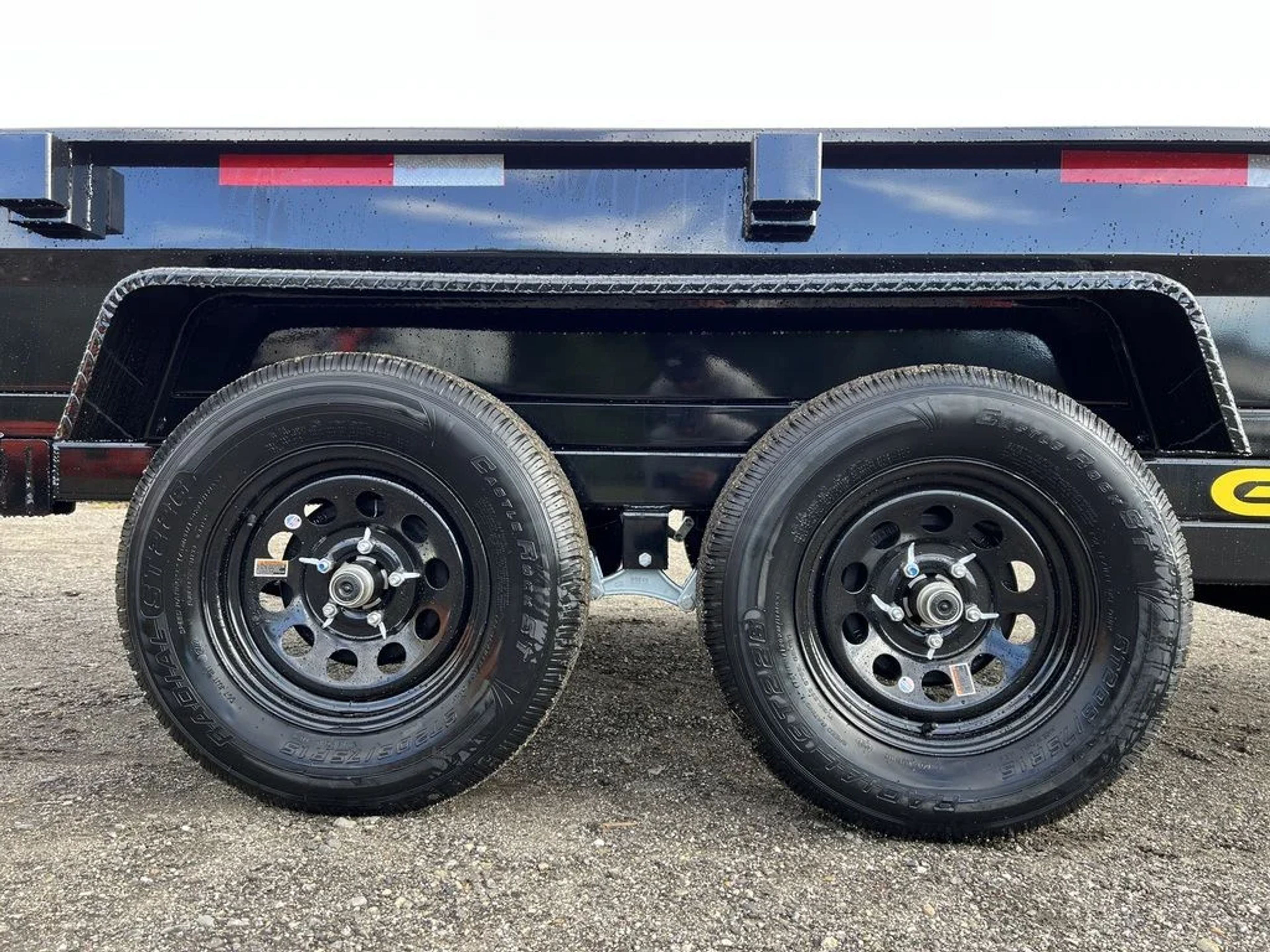 2024 Griffin Trailers 5×10 7K Powder Coated Dump w/Barn Door Gate — view 12
