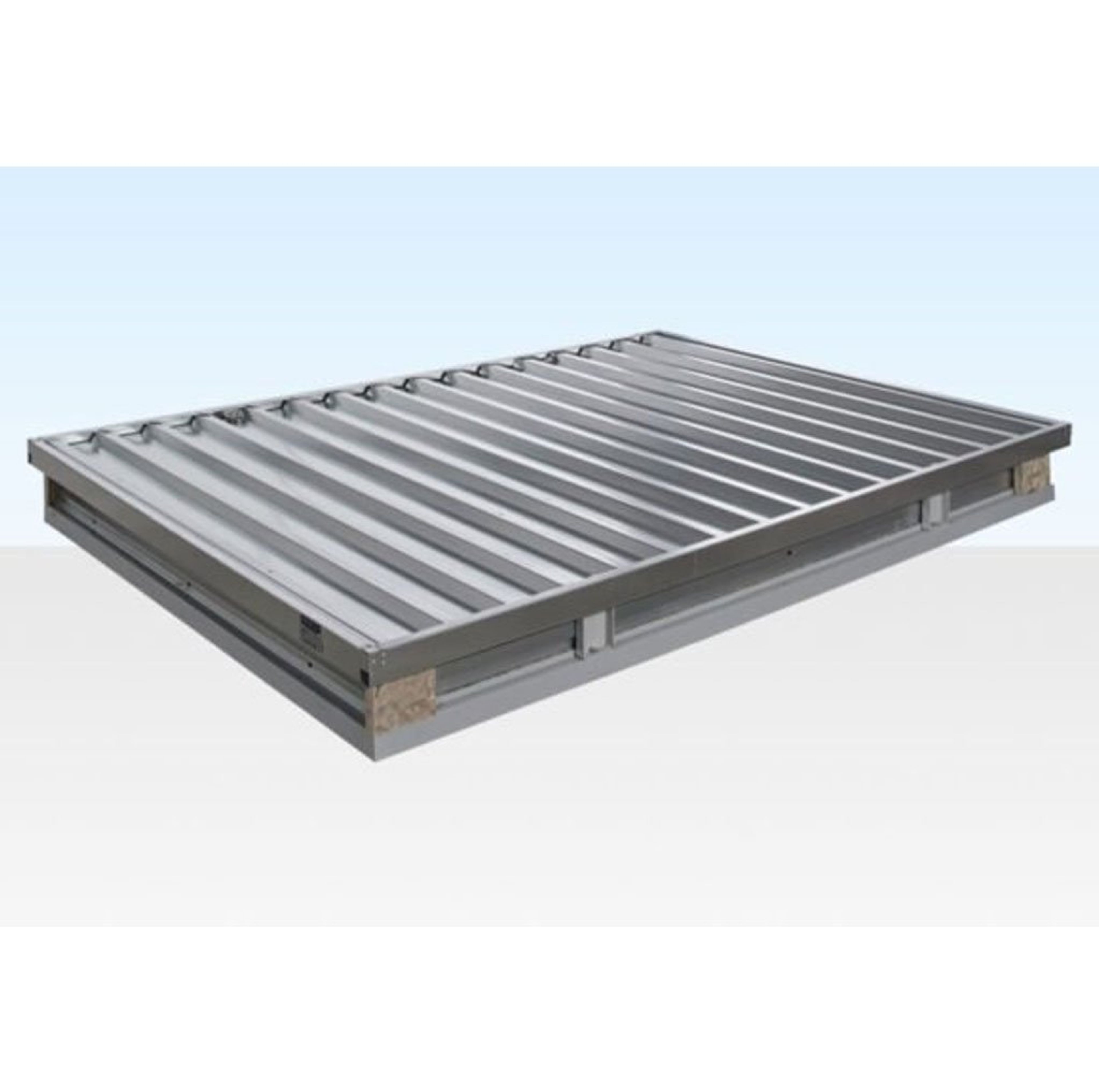 3M X 2.1M Flat Pack Storage Container – Galvanised — view 4