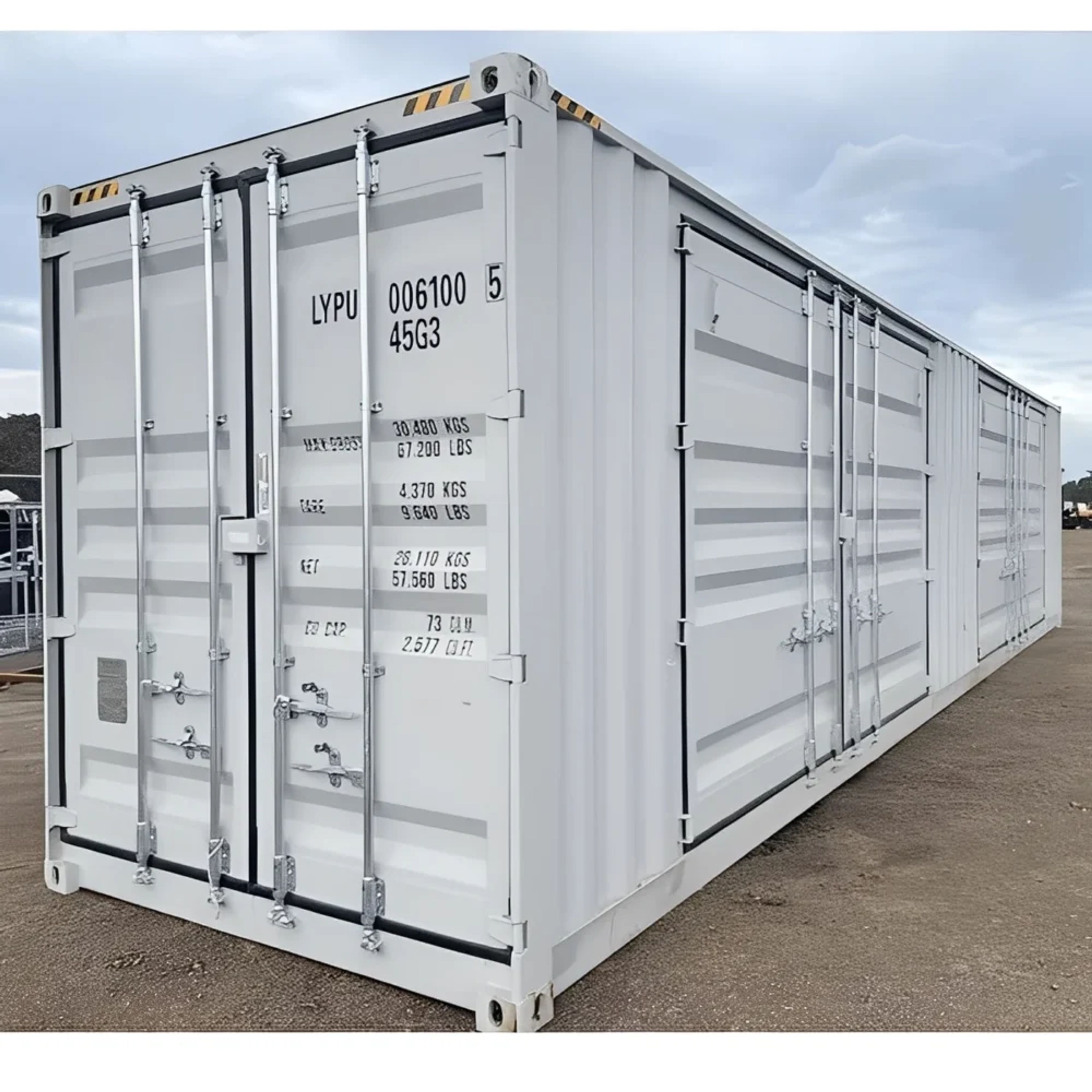 40ft High Cube Storage Container with 2 Side Doors — view 8