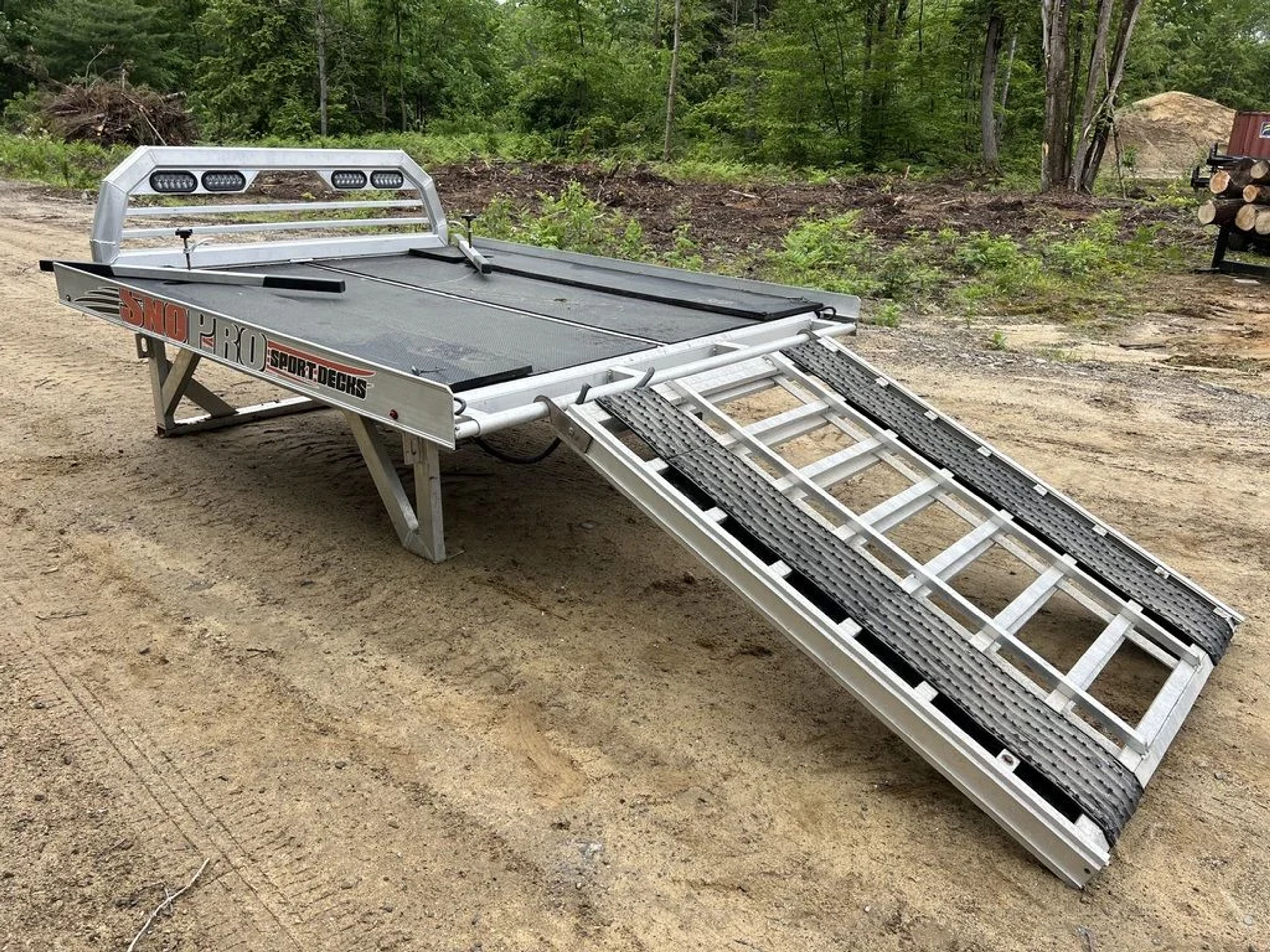 Sno Pro 7ft Aluminum Sled Deck w/Sliding Sides & Telescoping — view 9