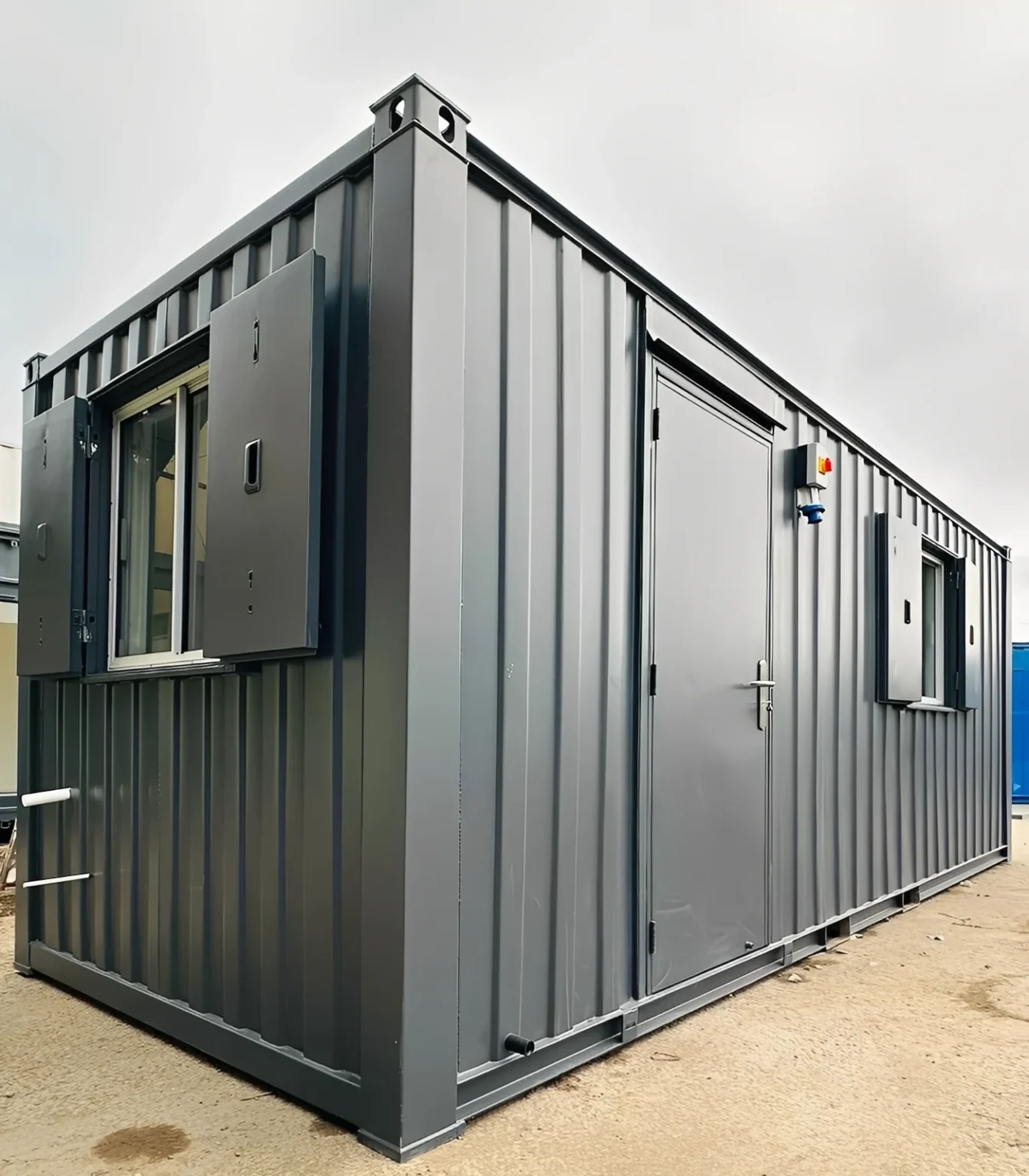 21ft x 8ft Office / Canteen Cabin – Refurbished Anti-Vandal Portable Building — view 3