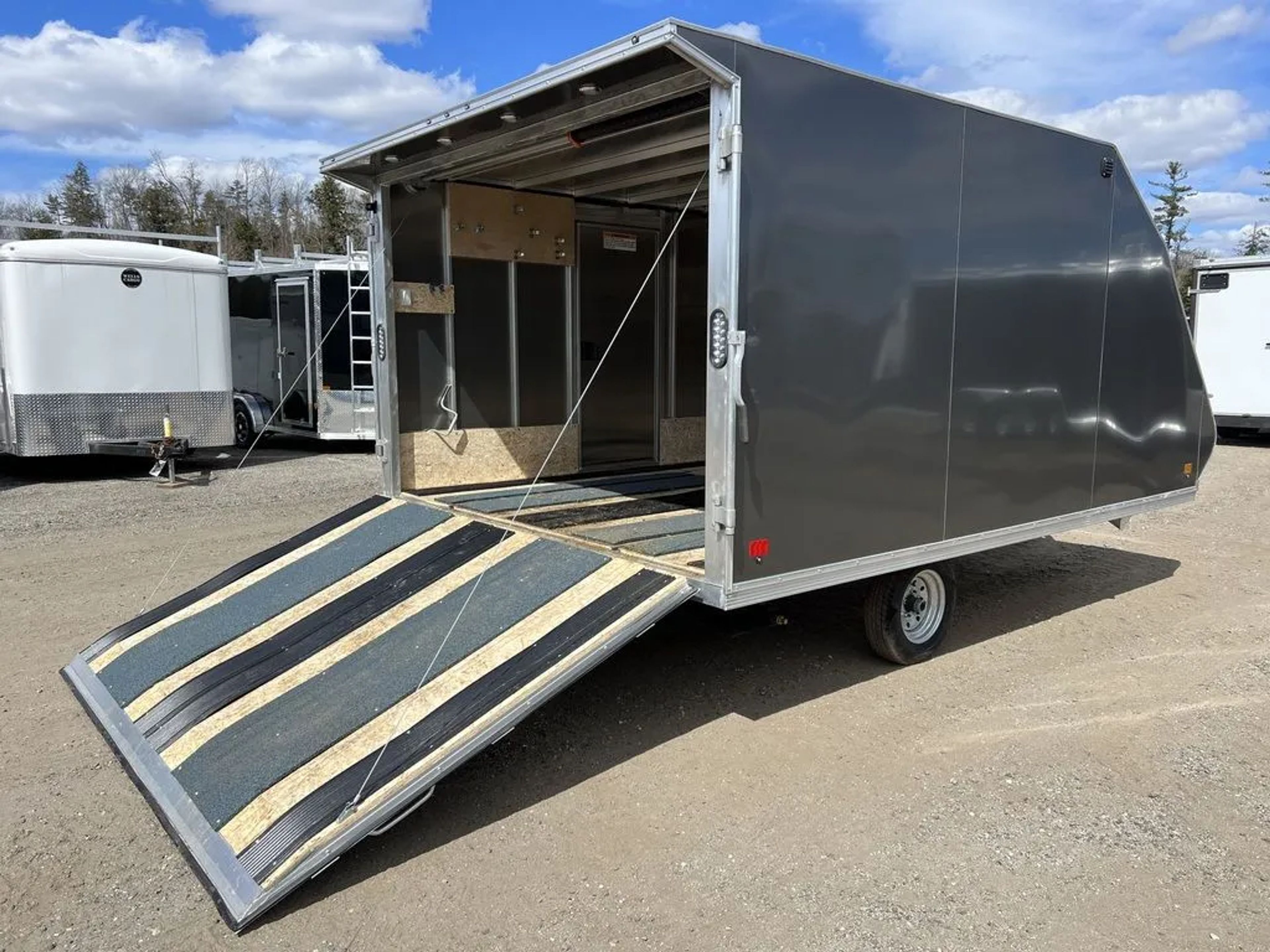 Sno Pro 101×12 Aluminum 2-Place Snowmobile Trailer w/Galvanized Package — view 11