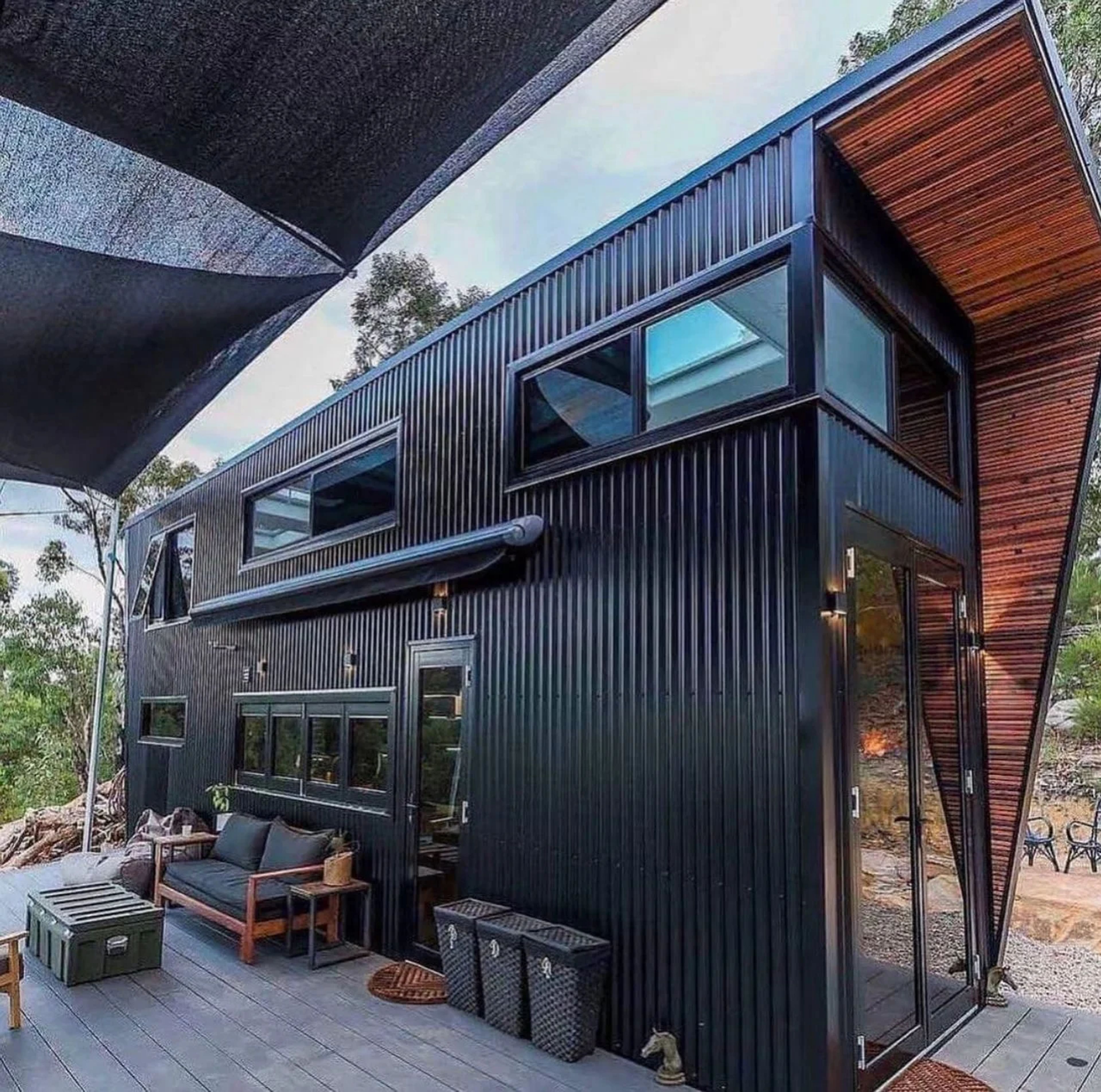 Luxury 1BHK Duplex Container Home with Spacious Outdoor Deck, Fully Furnished